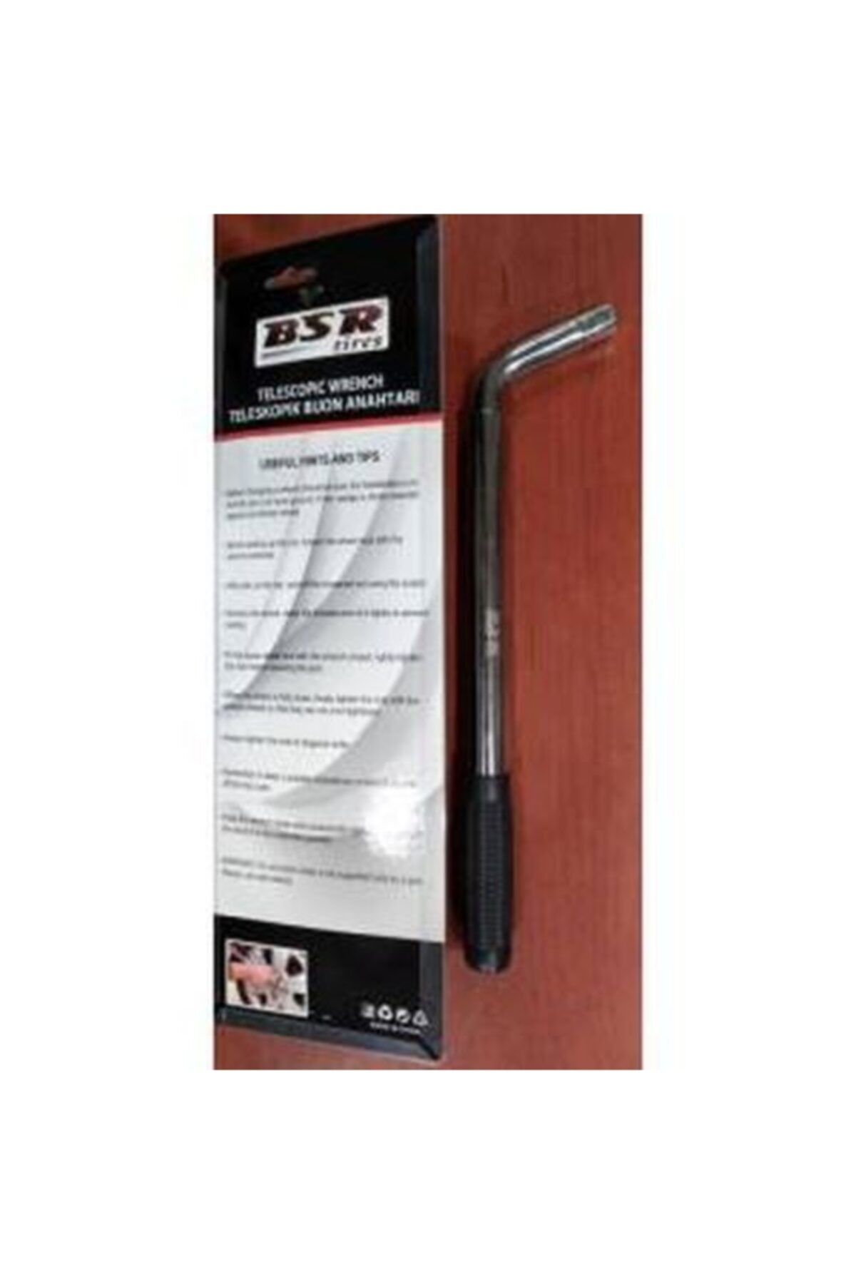 BSR Lastik Market Teleskopik Bijon Anahtarı Bsr Marka 21- 23 Mm Lokmalı, Çin Malı , Boy 45cm