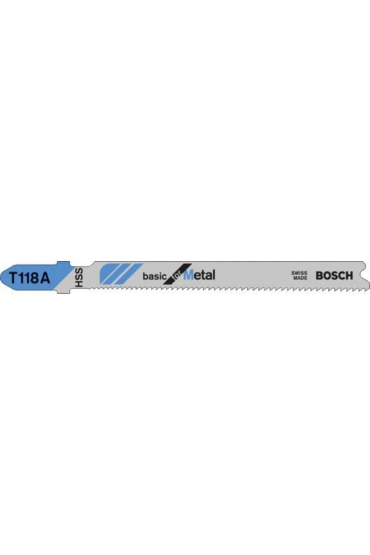 Bosch T 118 A Basic For Metal 5'Li Dekupaj Testeresi Bıçağı