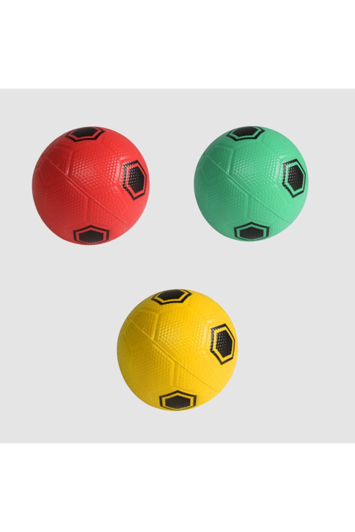 Azaklı Plastop 3'lü Küçük Plastik Futbol Top Seti (Üretici Firma)