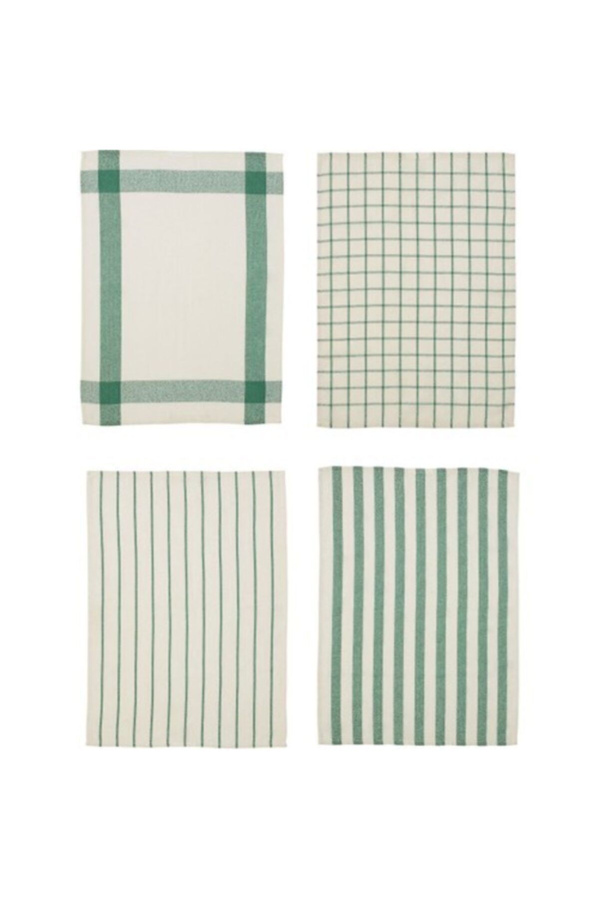 ikea elly kurulama bezi mutfak havlusu 4 adet farkli desenlerde yesil fiyati yorumlari trendyol
