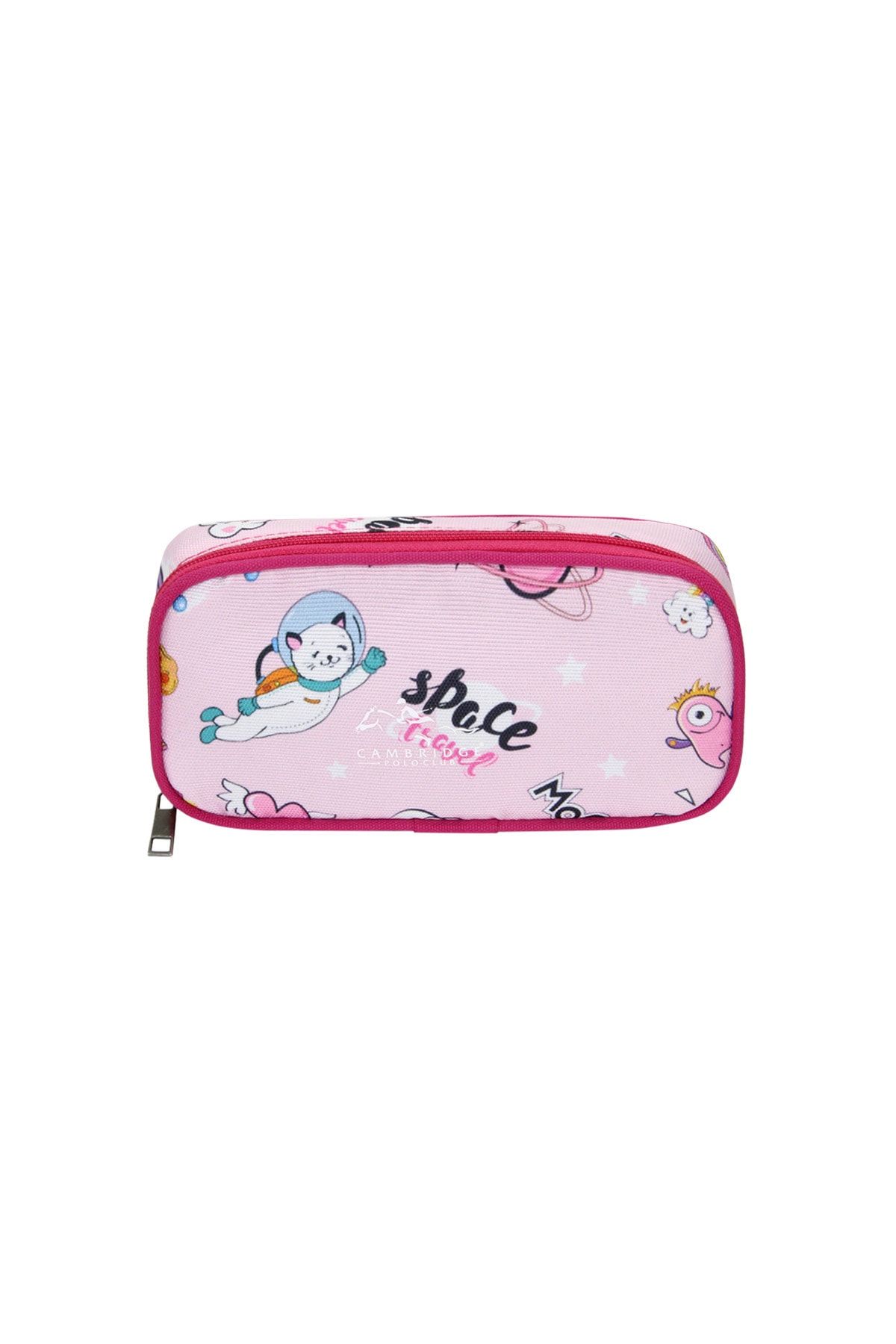 Cambridge Polo Club Kız Çocuk Pembe Unicorn Desenli Kalem Çantası Plklk40038 203