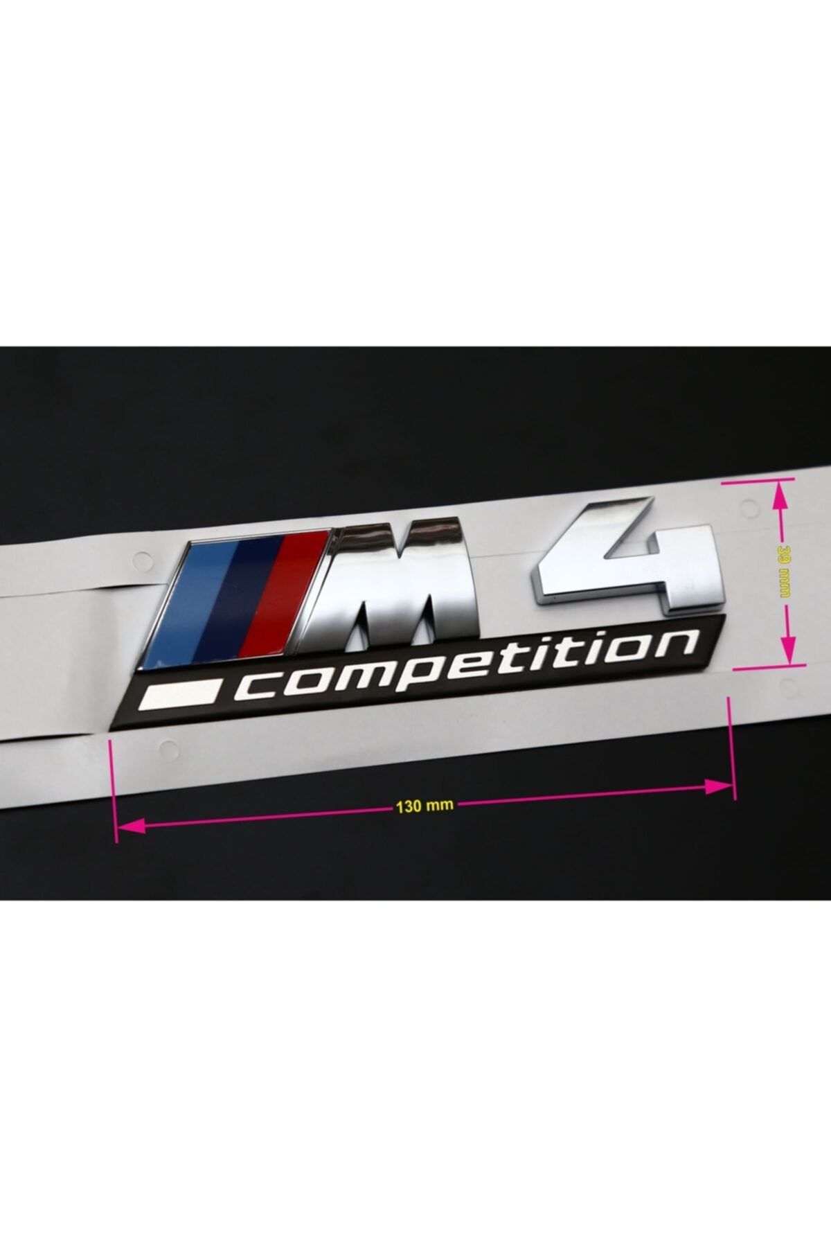 WOLCAR Bmw M4 Competıtıon Yazı Krom