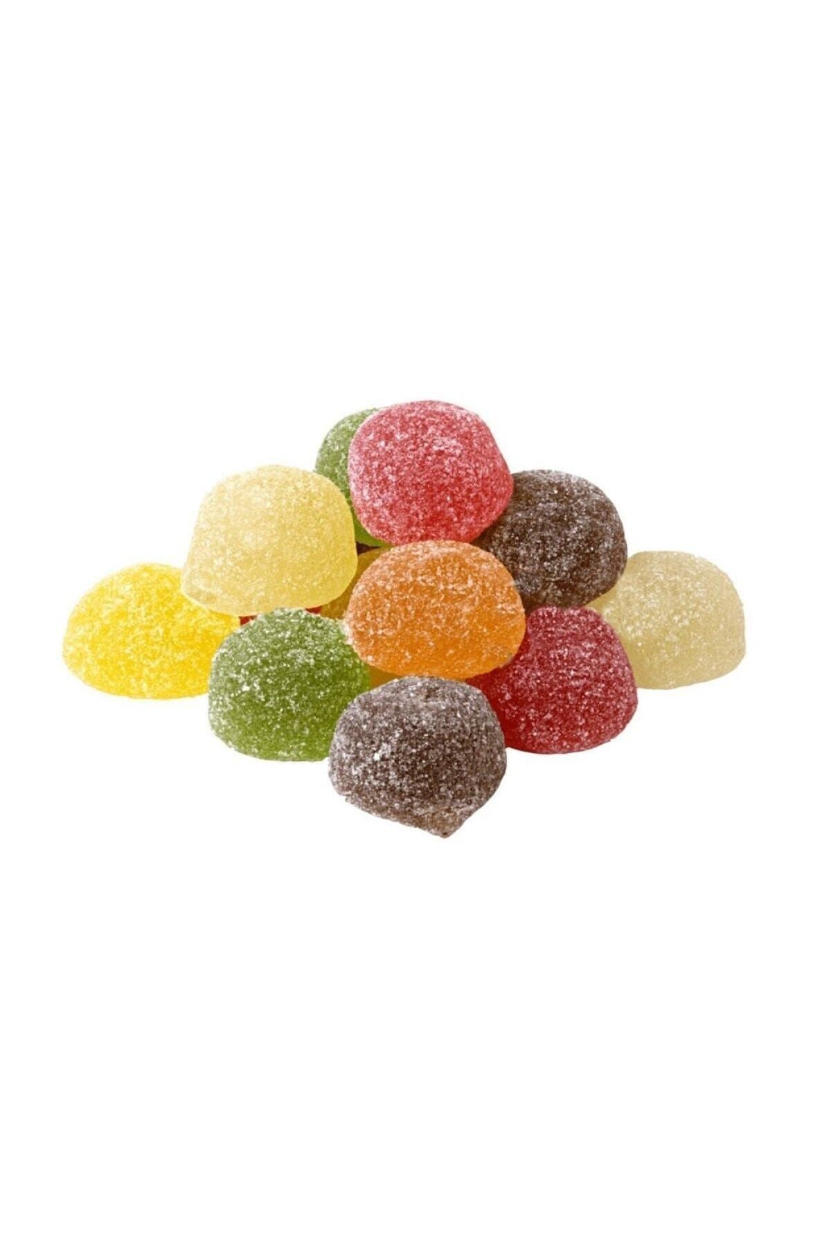 Muba Karışık Meyveli Şekerli Yuvarlak Jöle Lokum 500 Gr