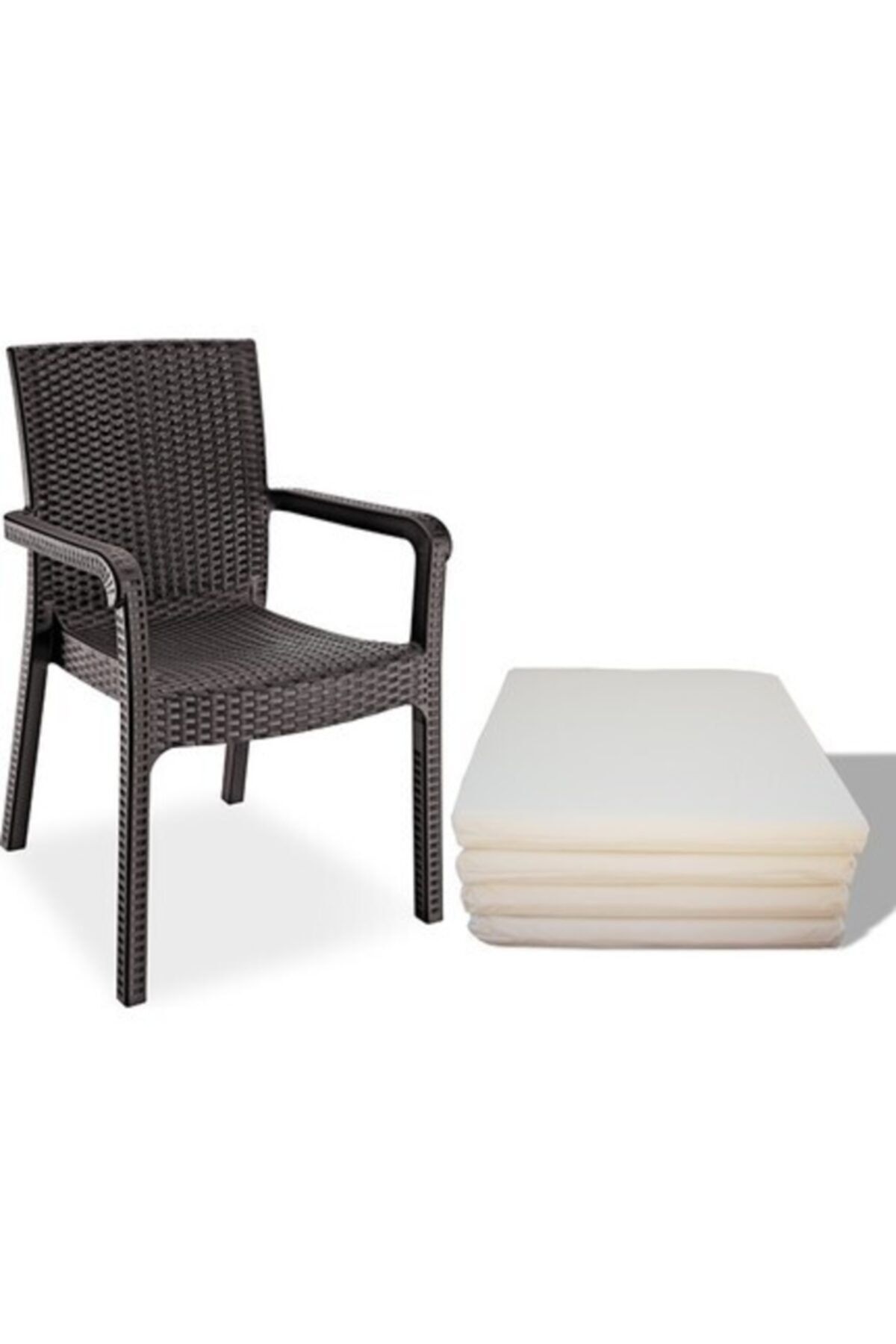 violet rattan bahce balkon kantin plaj 2 ad sandalye 2 minder fiyati yorumlari trendyol