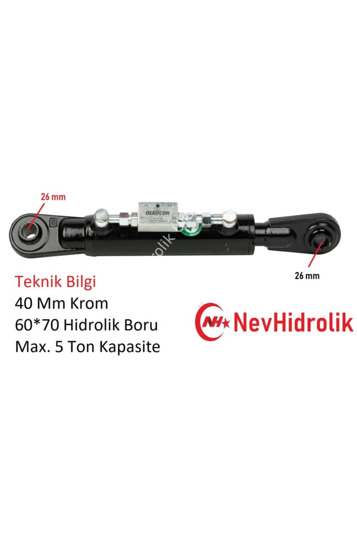 NevHidrolik Hidrolik Ortakol 65 Cm Kilitli Standart.