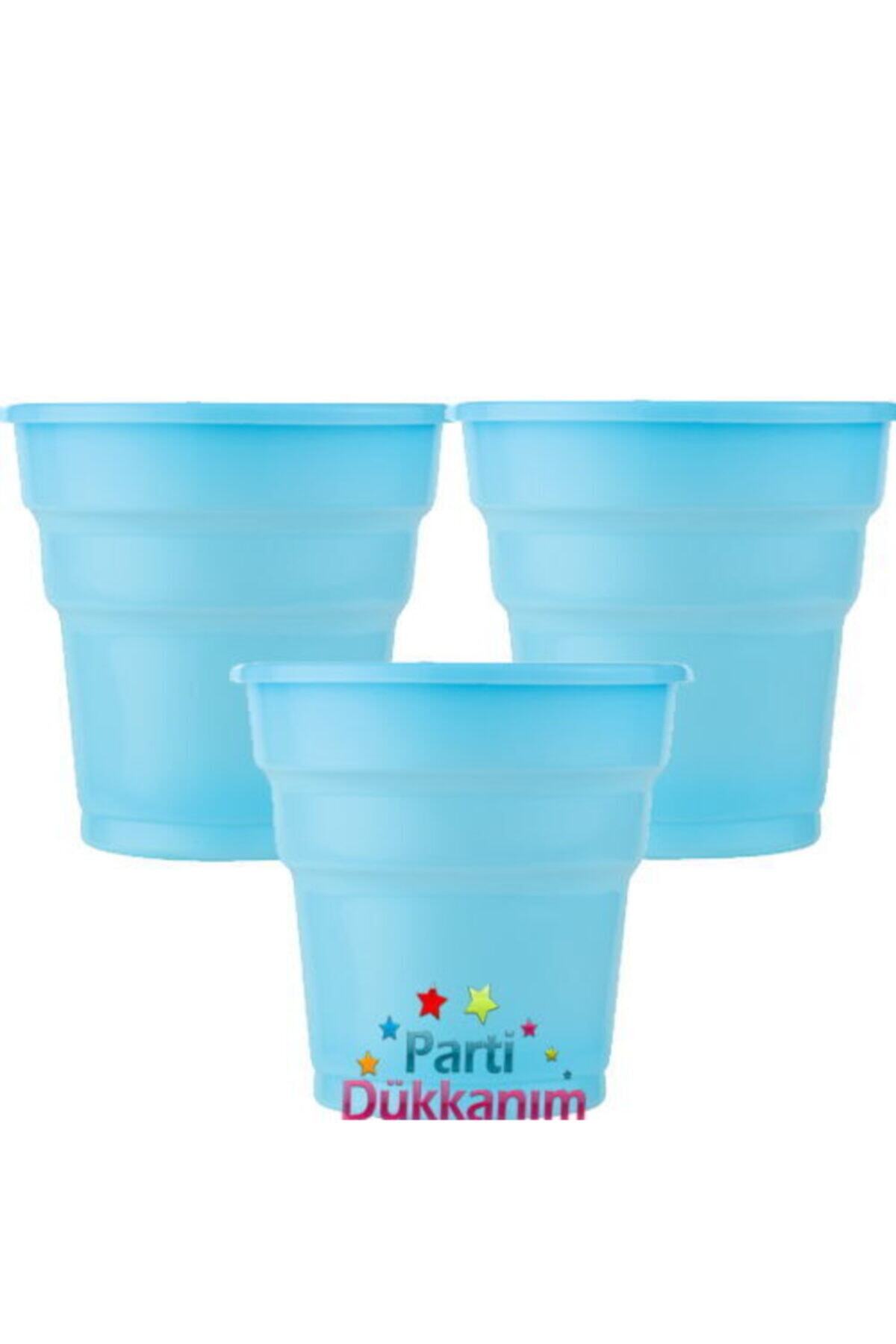 Organizasyon Pazarı Mavi Renkli Plastik Bardak 25'li