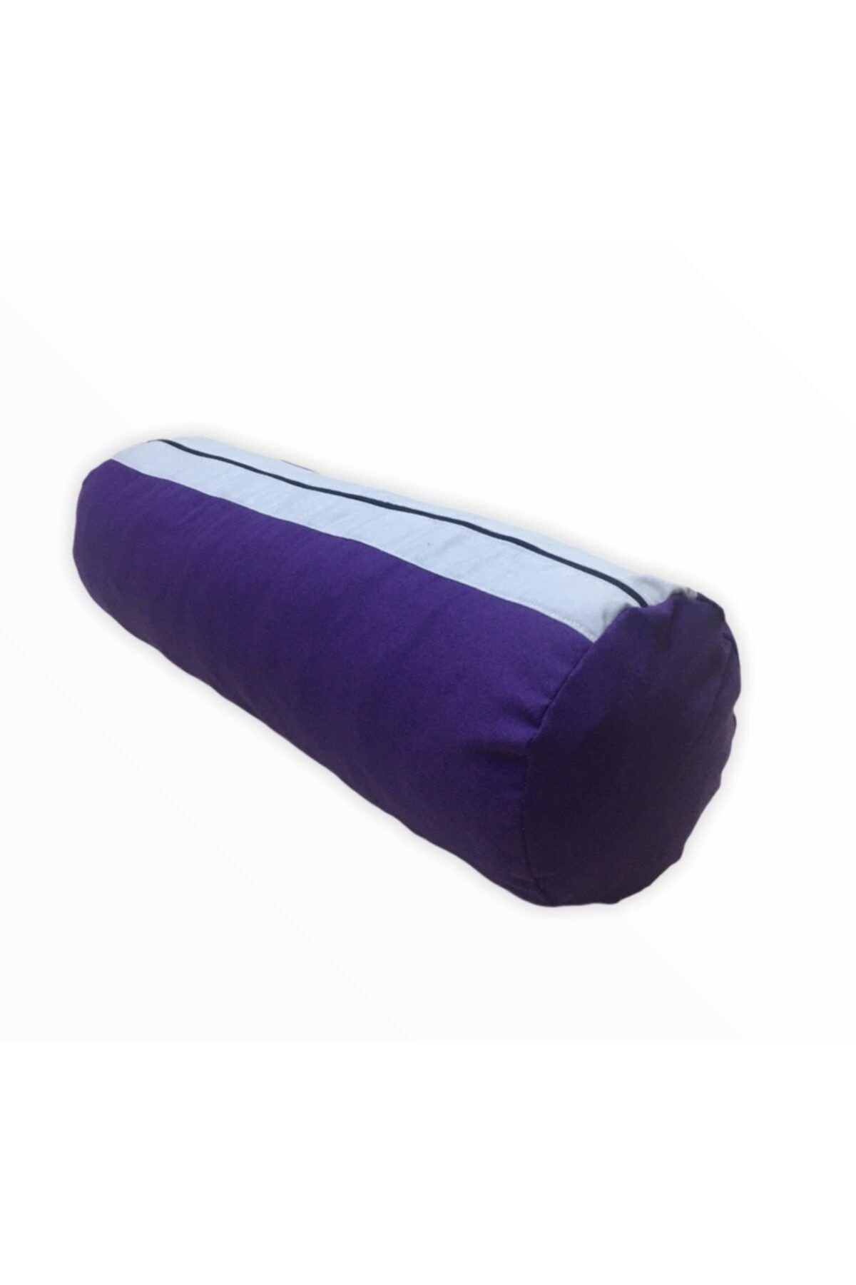 REMEGE Mor Gri Silindir Yoga Minderi