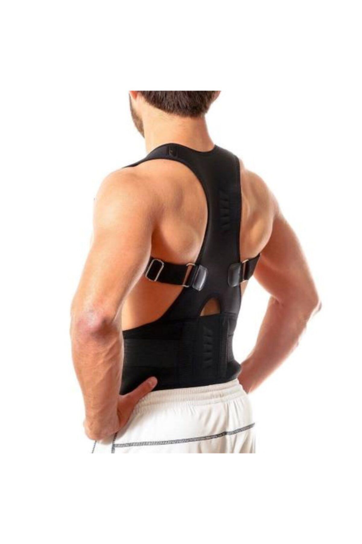 eryatex Unisex Siyah Bel Göbek Toparlayıcı Korse
