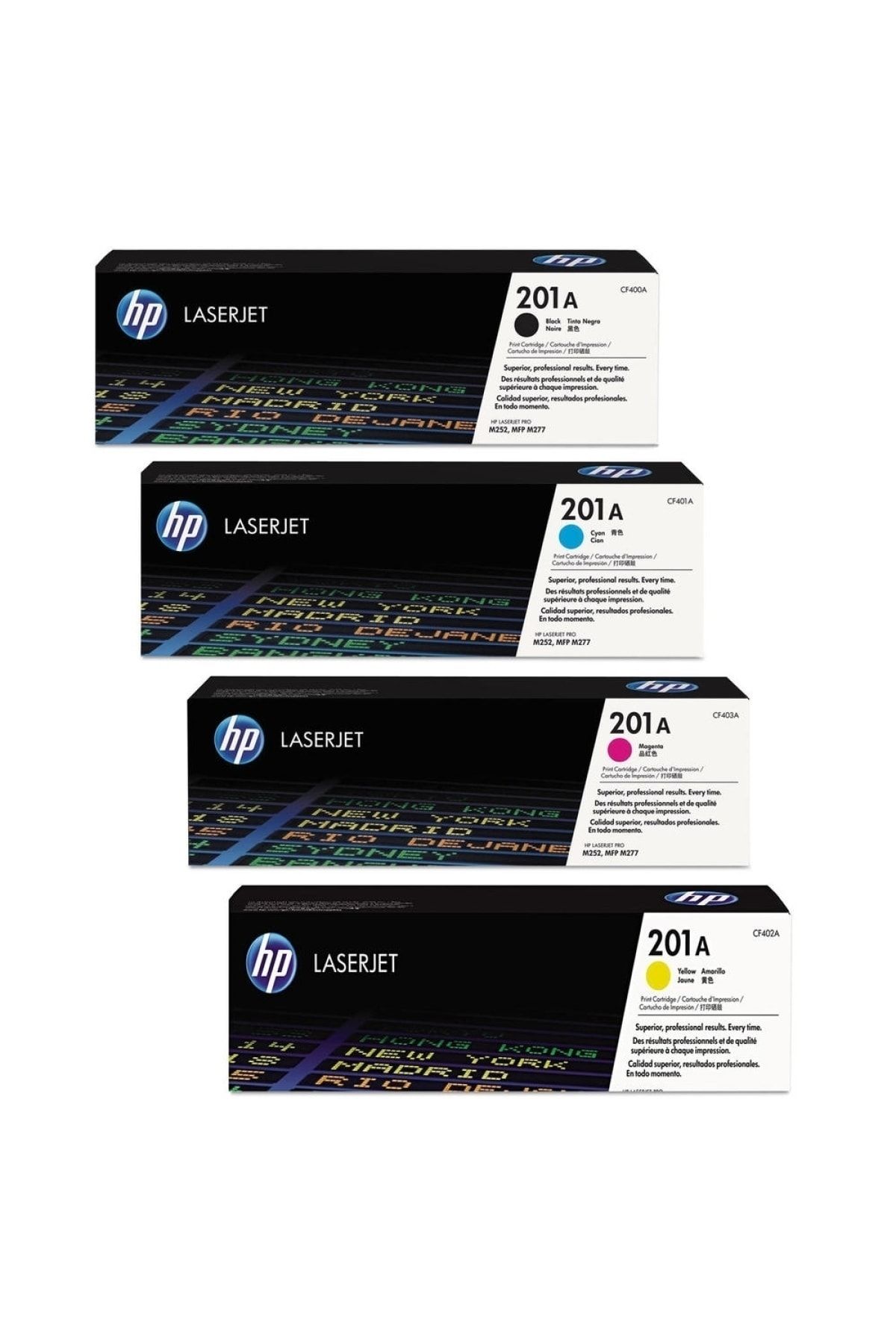 HP 201a 4 Renk Set 400a/403a Orjinal Toner Laserjet Pro M274dn - M274n - M277dw