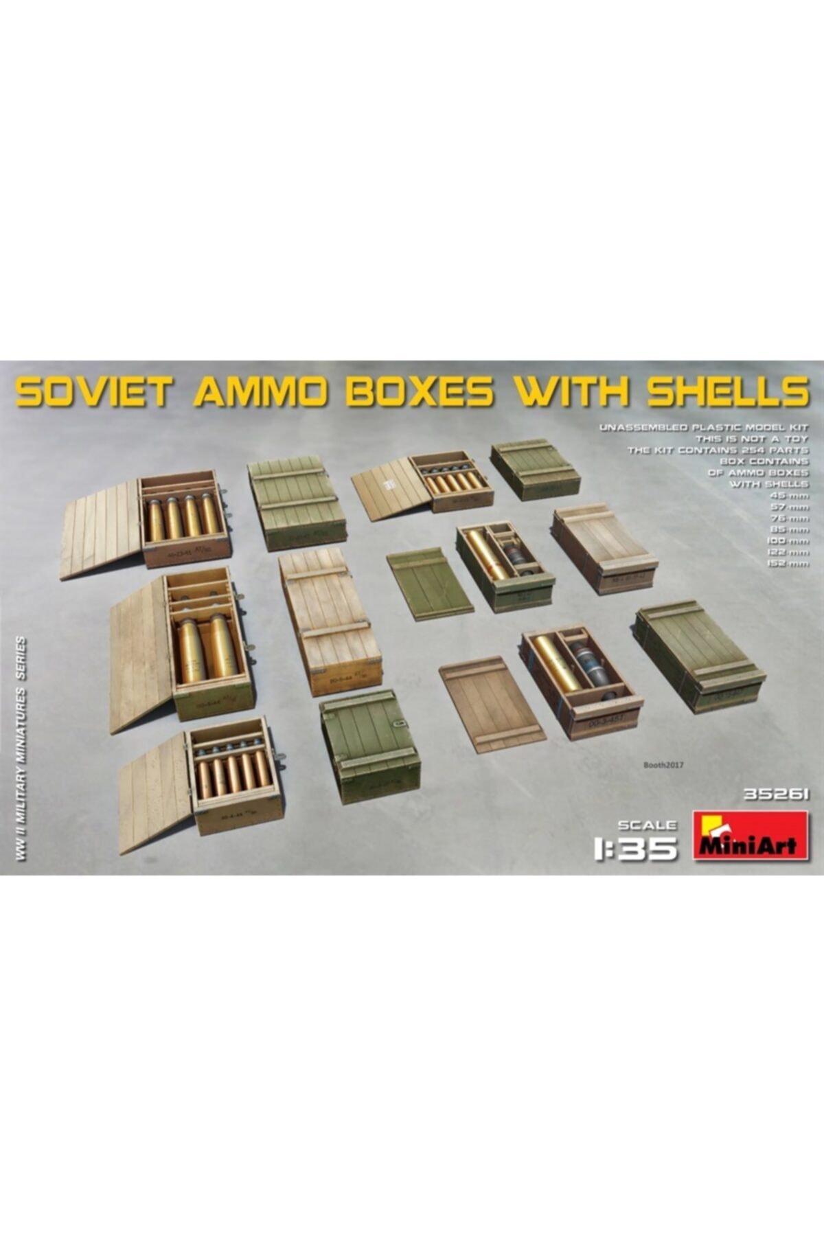 MiniArt Sovyet Cephane Sandıkları Ve Mermiler