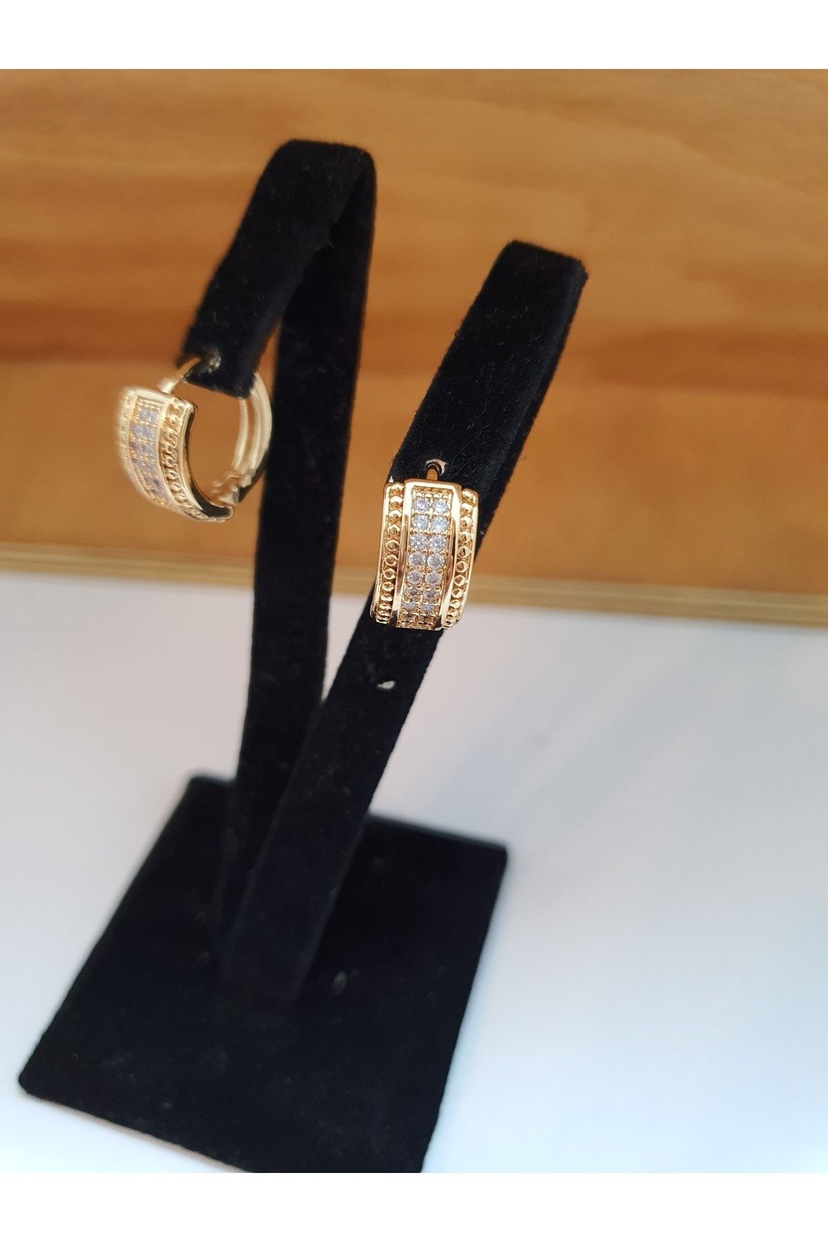 barış gold altın kaplama Rose Kaplama Kararmaz Küpe