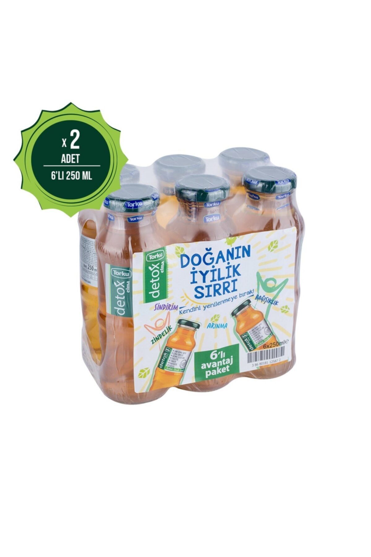 Torku Detox Sirkeli Elmalı Içecek 6x250 Ml X2