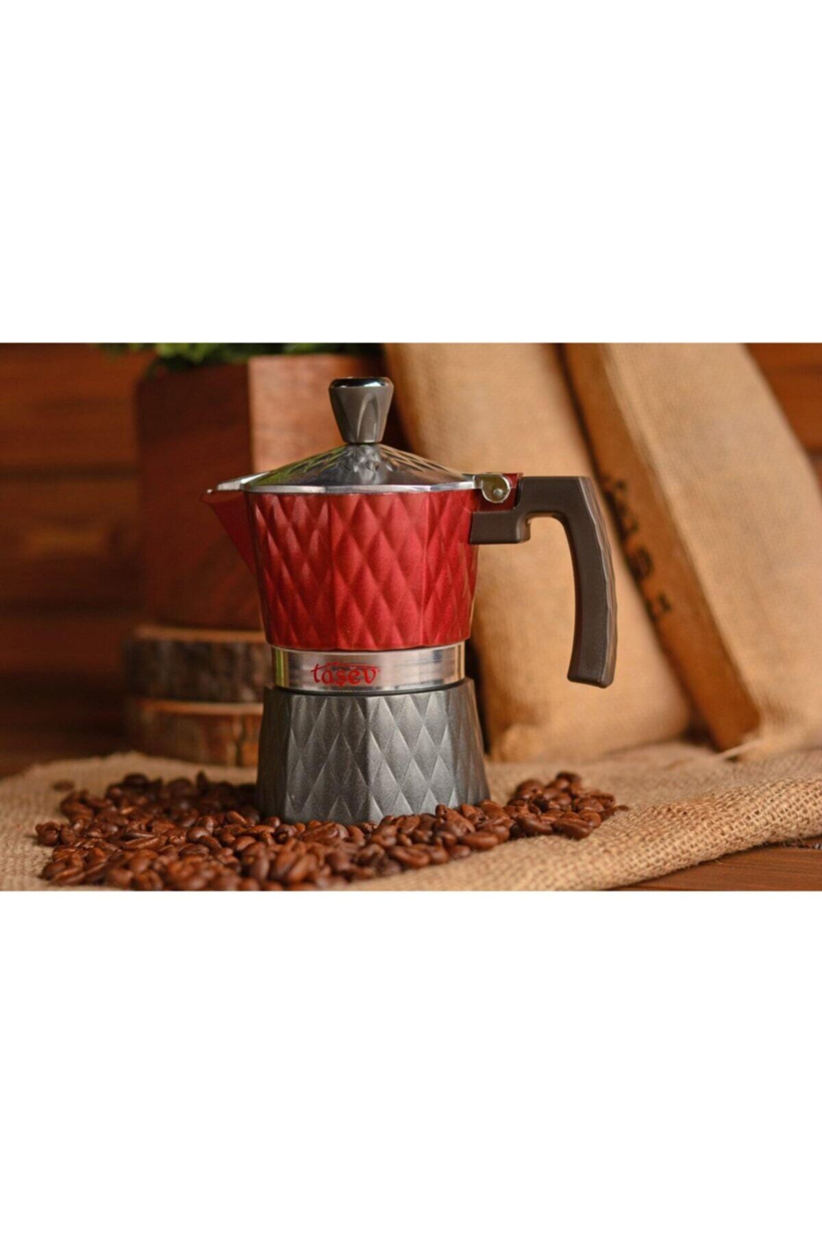 Taşev Diamante Moka Pot 3 Fincan