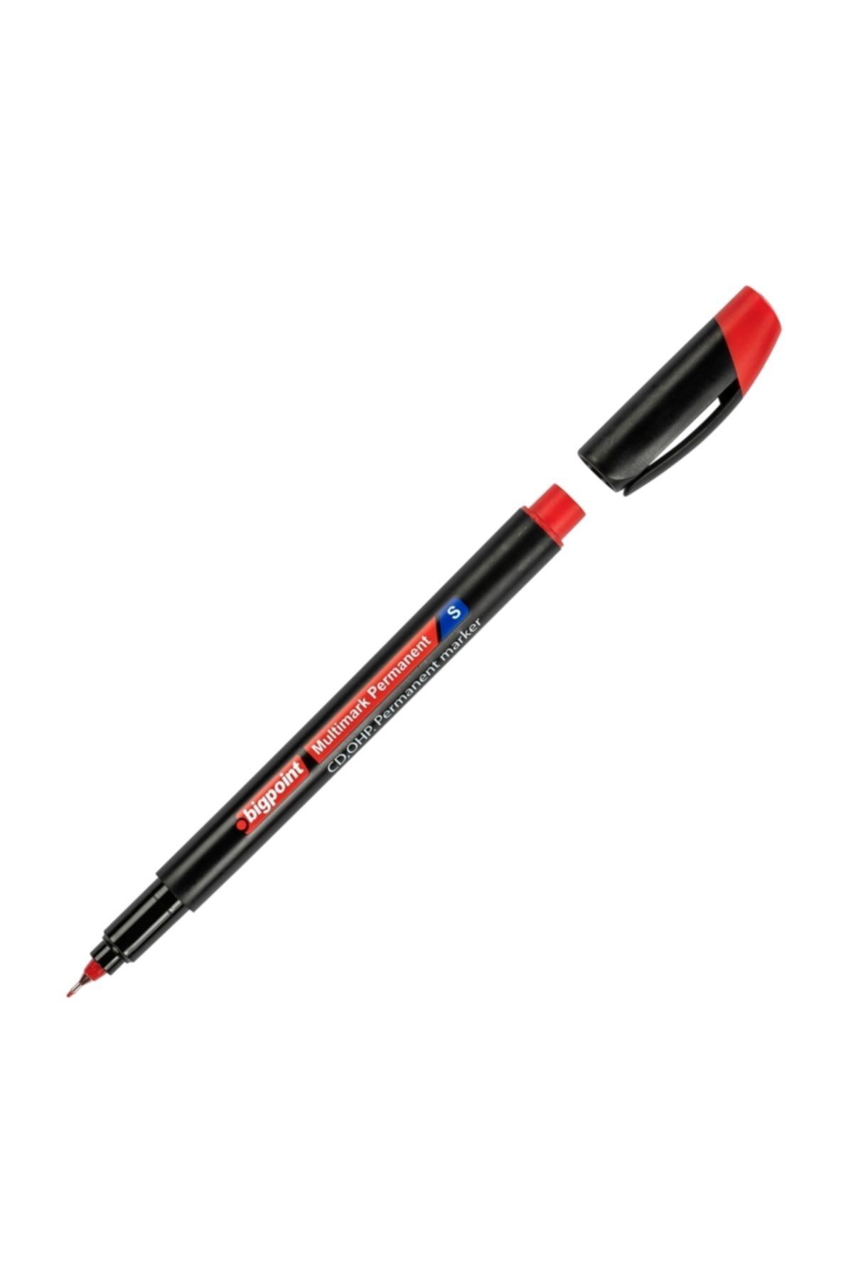 Bigpoint Ohp Permanent (asetat) Kalem S Kırmızı 12'li Kutu