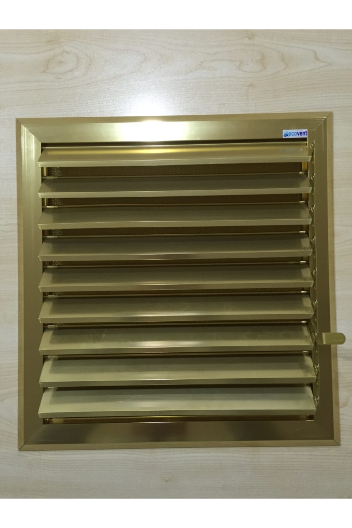 ECOVENT 45x56 Altın Krom Yüzeysel Hareketli Banyo Wc Menfezi