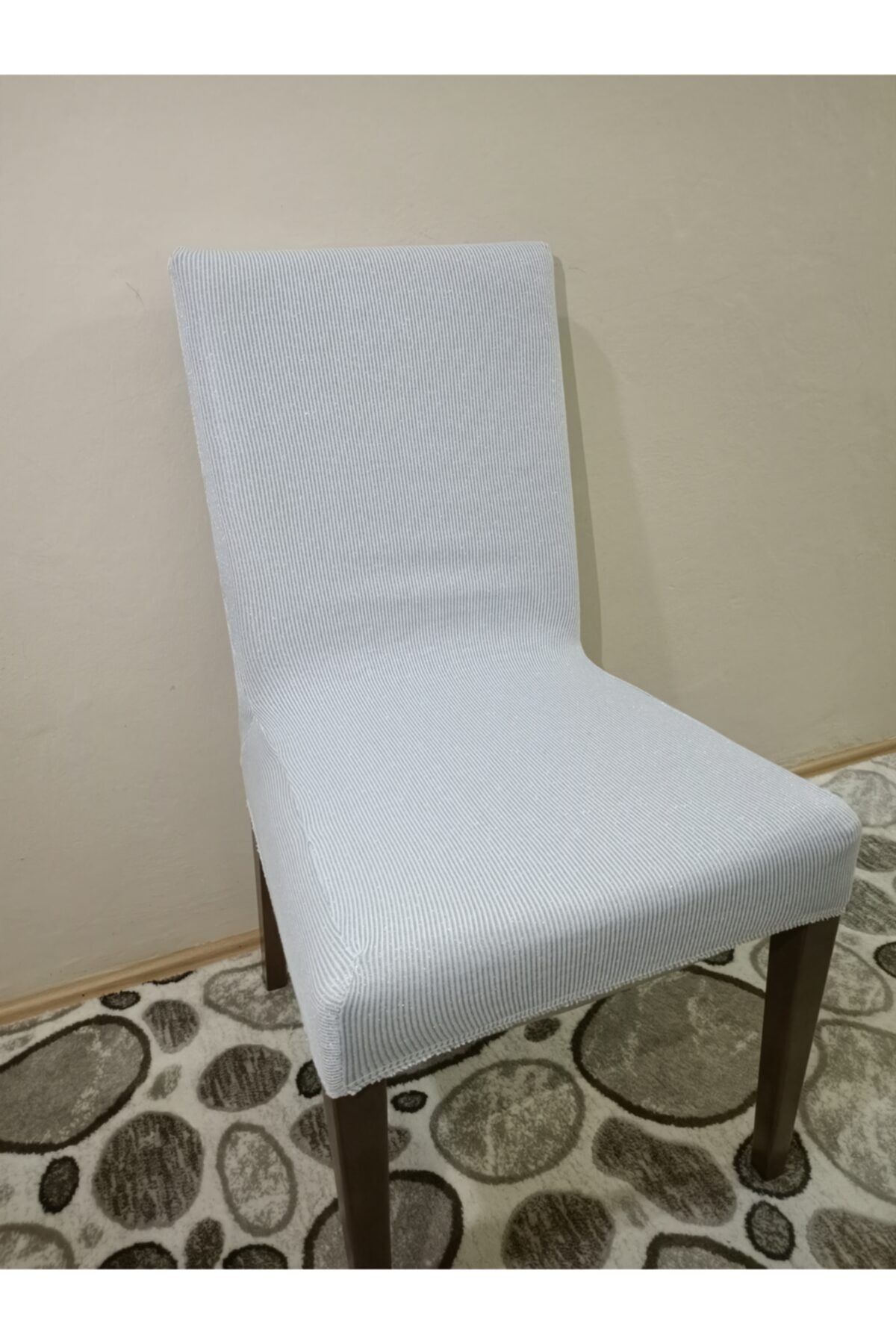 NYK HOME Lıkralı Sımlı 6 Adet Sandalye Kılıfı