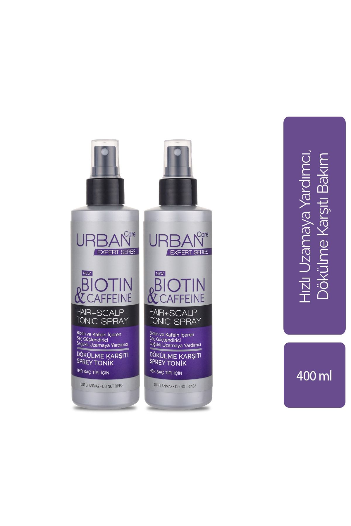 Urban Care Expert Biotin & Kafein Tonik 2'li Avantajlı Paket