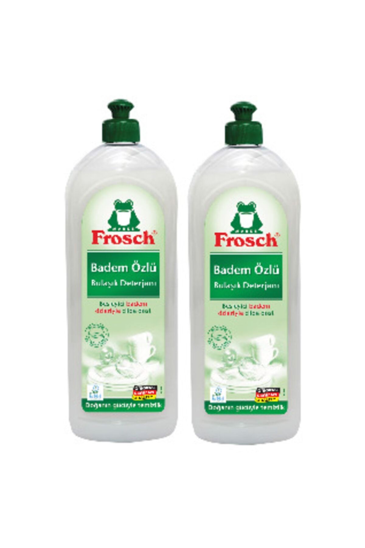 Frosch Badem Özlü Bitkisel Sıvı Bulaşık Deterjanı 750 ml X 2 Adet
