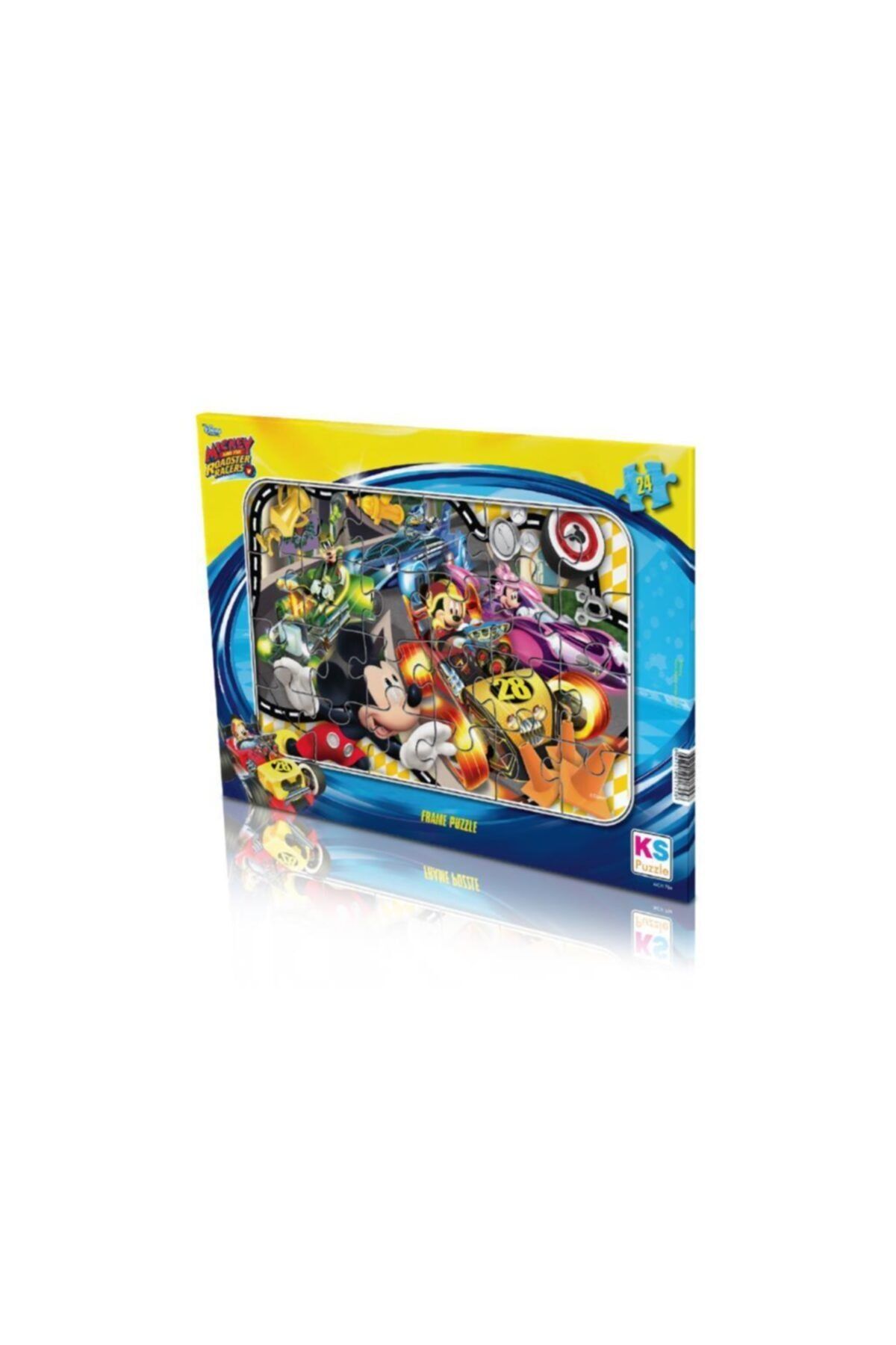 Ks Games Disney Lisanslı Çocuk Puzzle Yapboz 24 Parça Mickey Mouse Frame (karışık Desenler 1 Adet)