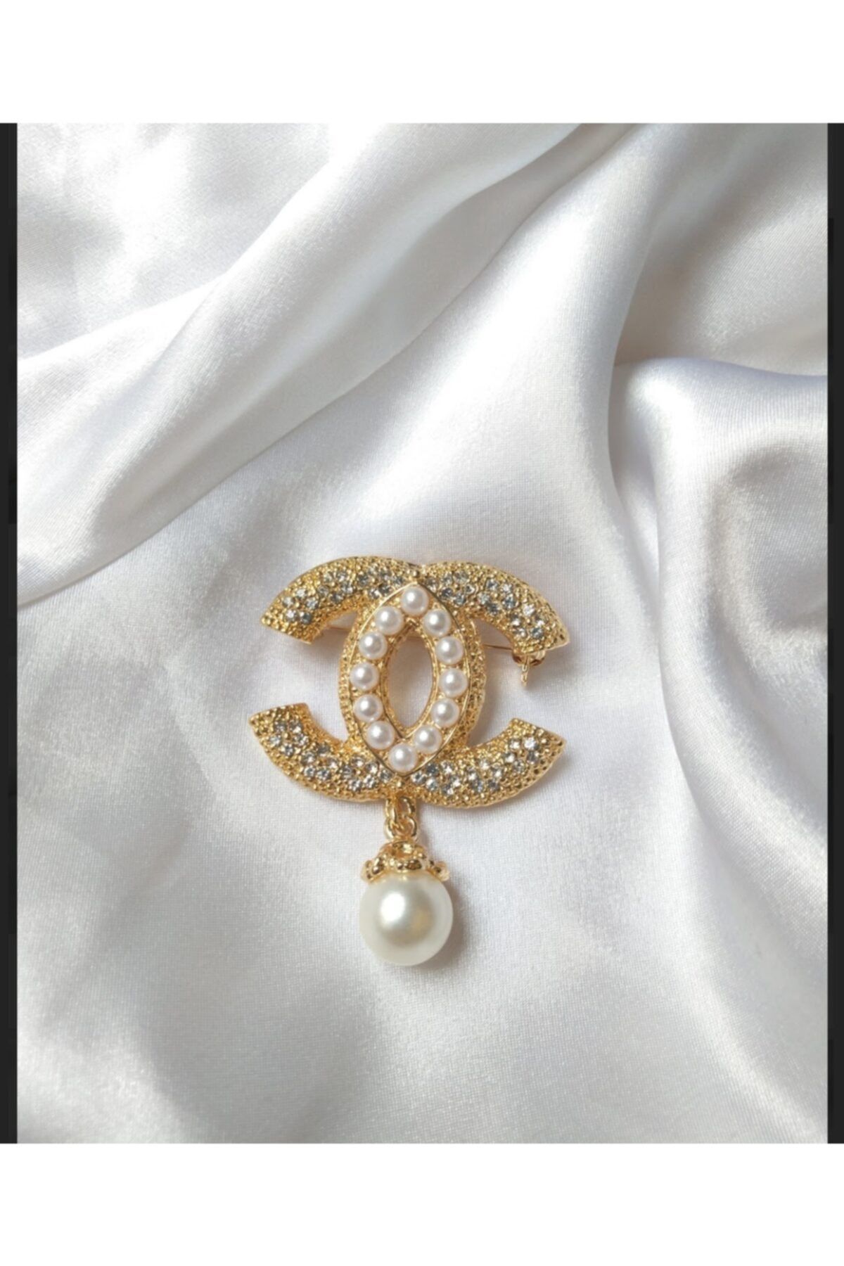 HATCOS ACCESSORİES Kadın Gold Cc Broş
