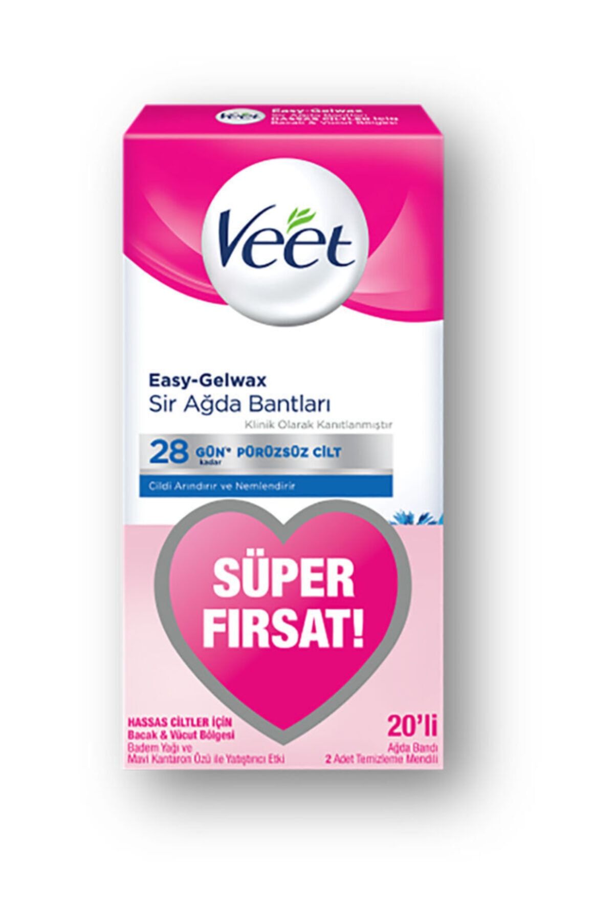 DIGERUI Veet Ağda Bandı Hassas 20li