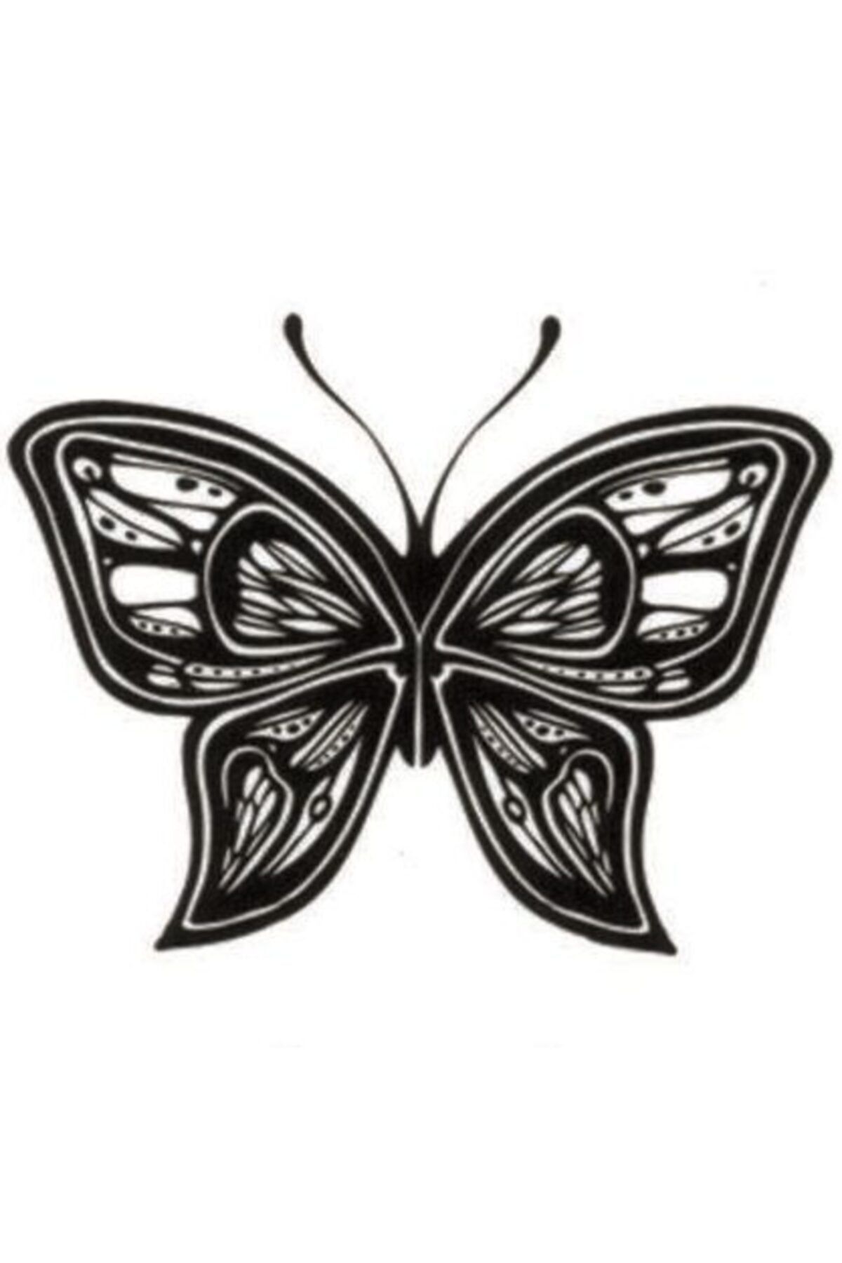 Market66 Çift Büyük Kelebek Su Geçirmez Geçici Kol Bilek Omuz Tattoo Geçici Dövme