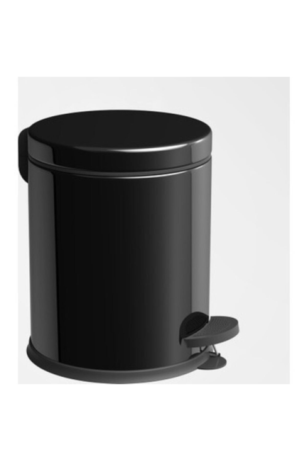 Berta Hijyen Berta Siyah Pedallı Banyo Çöp Kovası 5lt