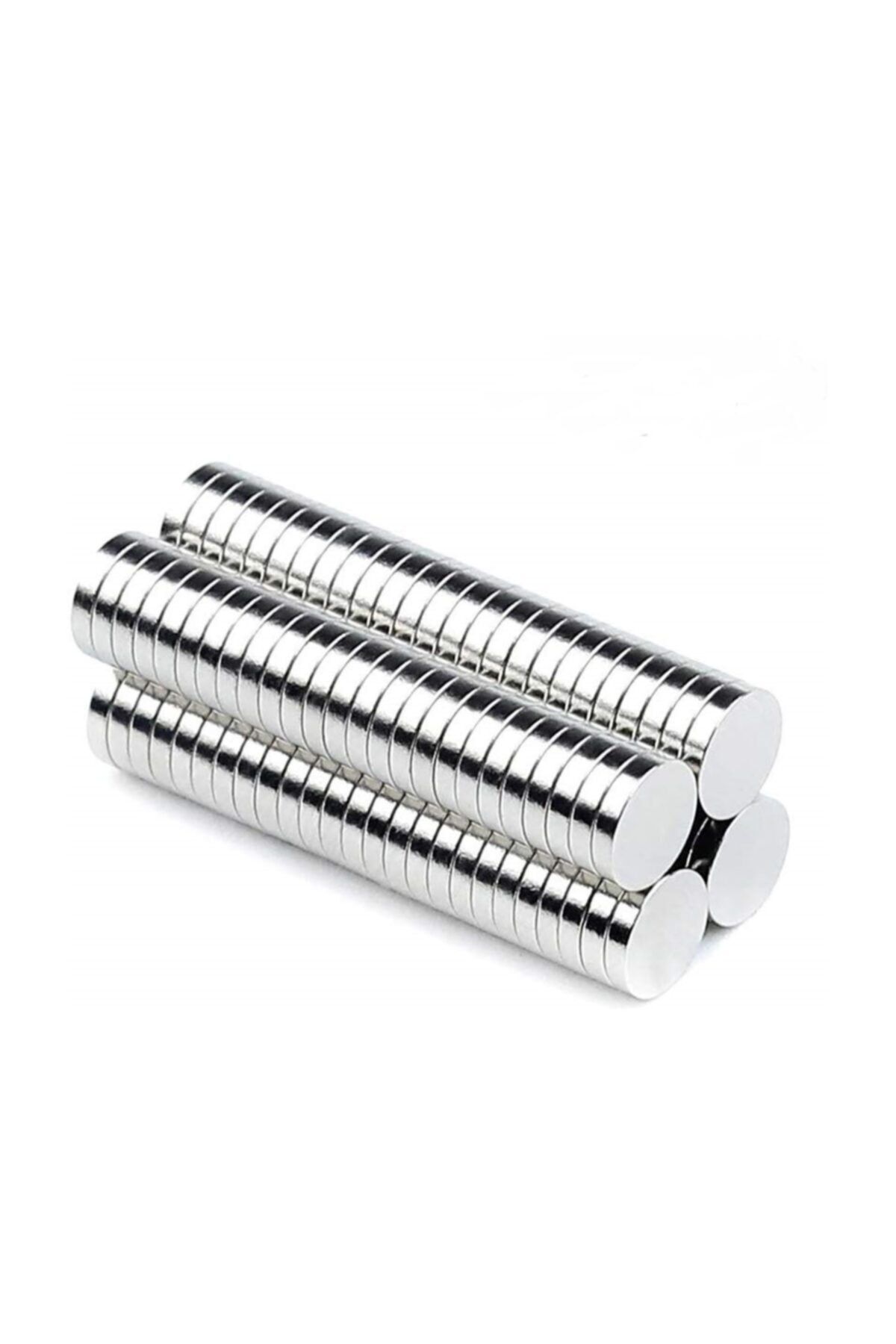 Dünya Magnet 50 Adet 6mm X 3mm Yuvarlak Güçlü Neodyum Mıknatıs (50'li Paket)
