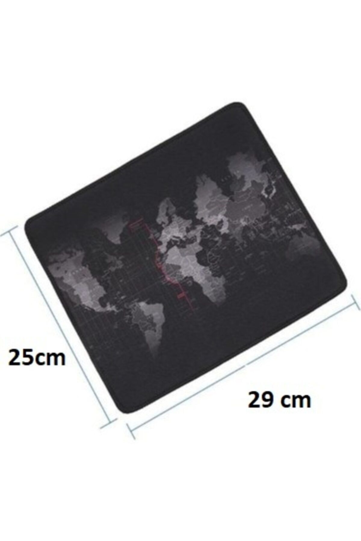 İstaTek Oyuncu Mousepad 29*25cm Kaymaz Mause Ped Dünya Desen