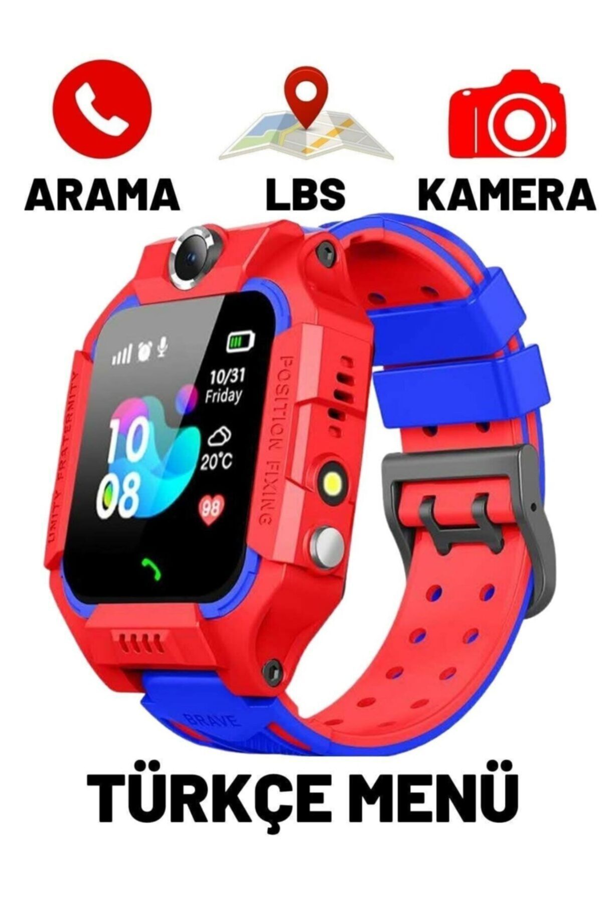 Kallow Sim Kart Özellikli Su Geçirmez Akıllı Çocuk Saati