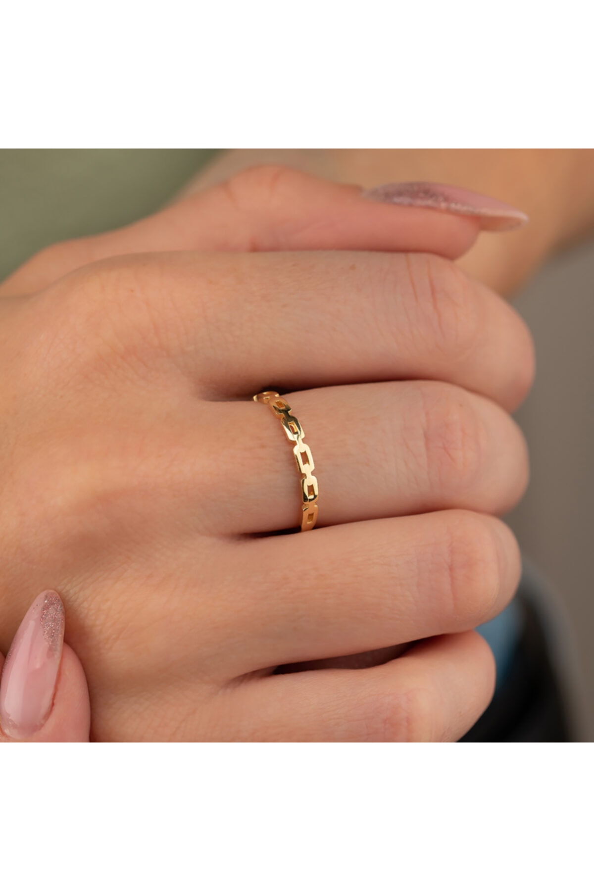 Narla 14 Ayar Izgara Yüzük