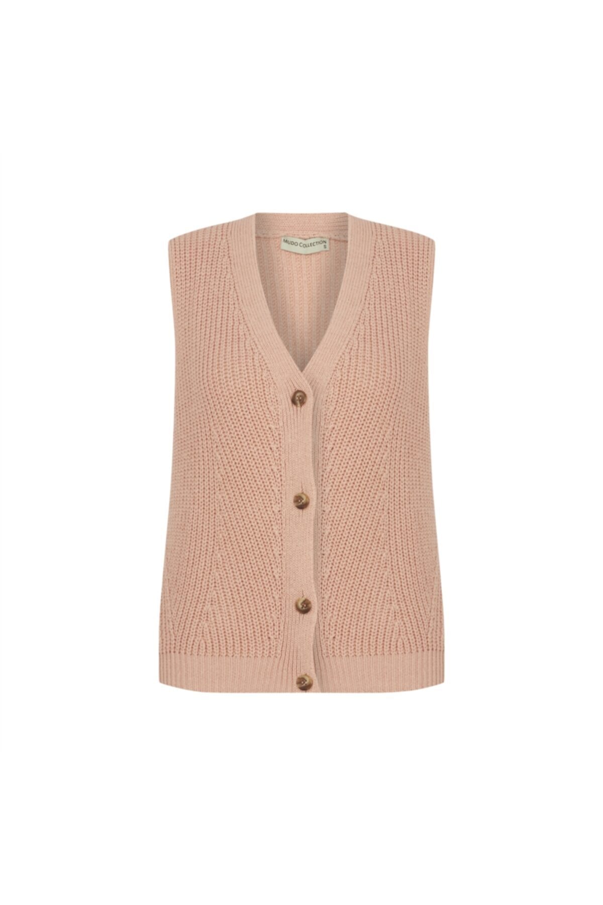 Mudo Pudra Düğmeli Triko Süveter