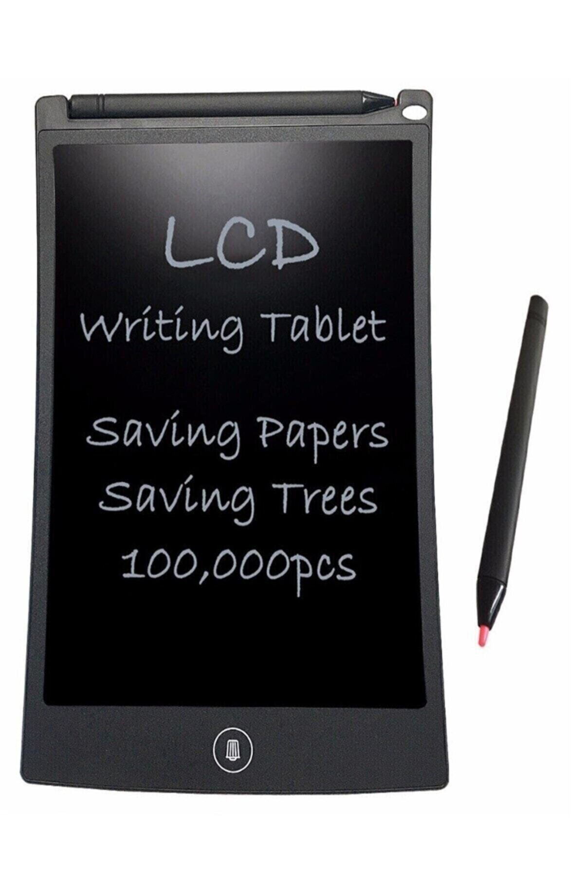 Jetcom Dijital Kalemli Çizim Yazı Tahtası Not Yazma Eğitim Tableti Writing Tablet Siyah Lcd 8.5 Inç