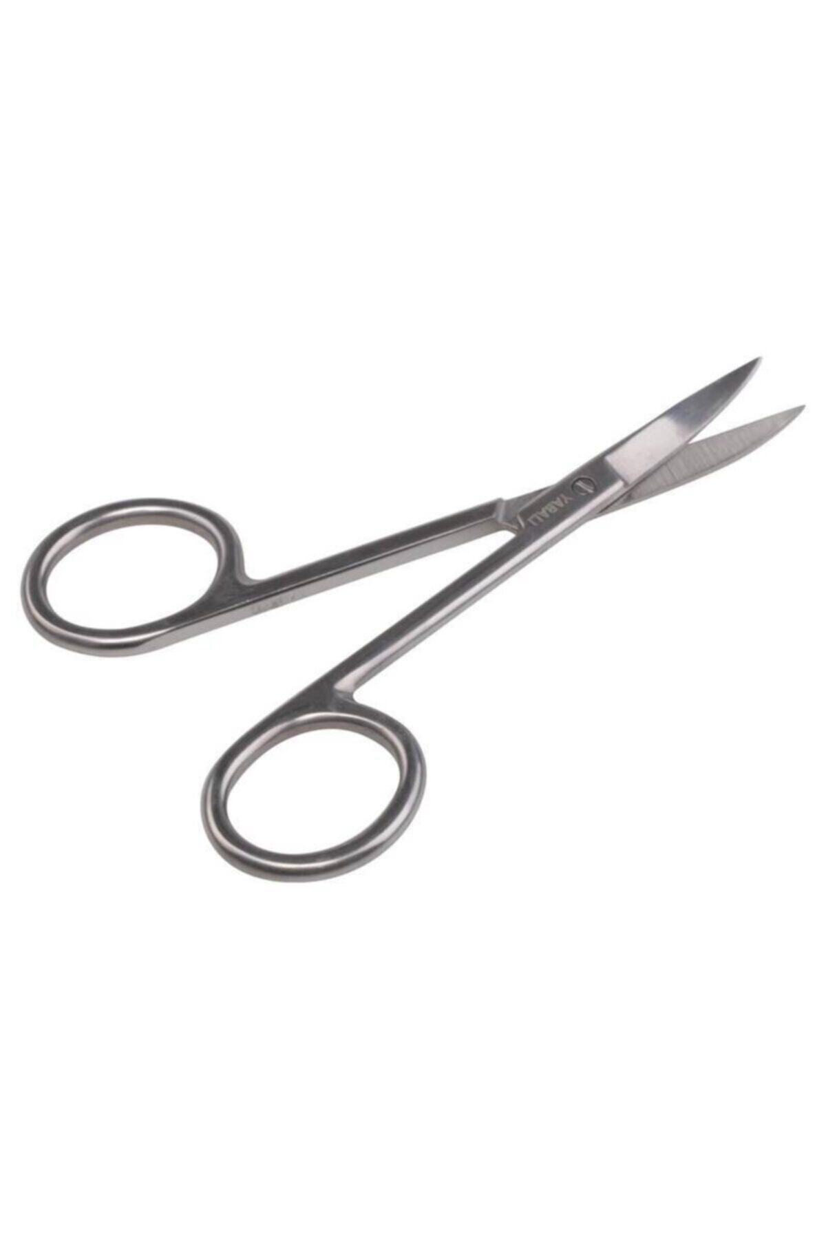 Yabalı Nikel Kıvrık Uçlu Makas Ybl-059