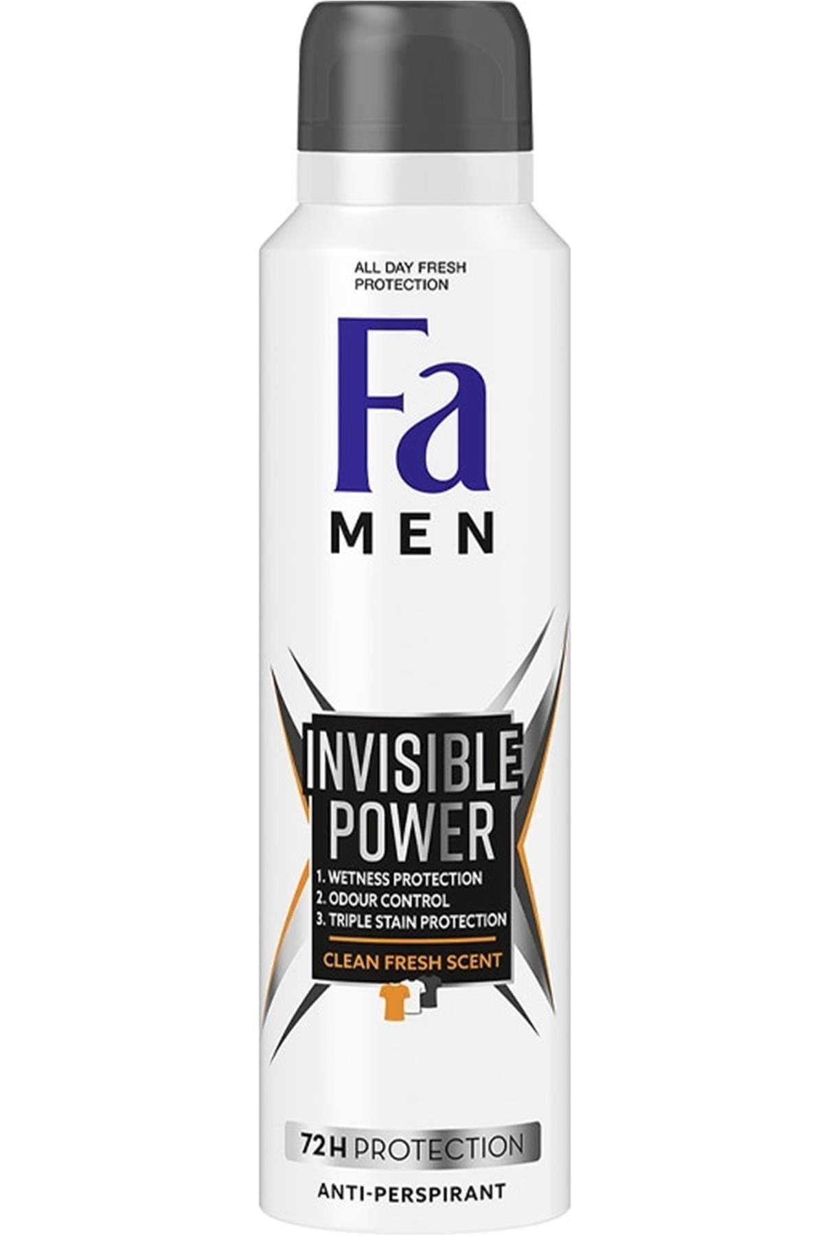 Fa Men İnvisible Power Erkek Deodorant Sprey 150 ml  Edc BNZT800927