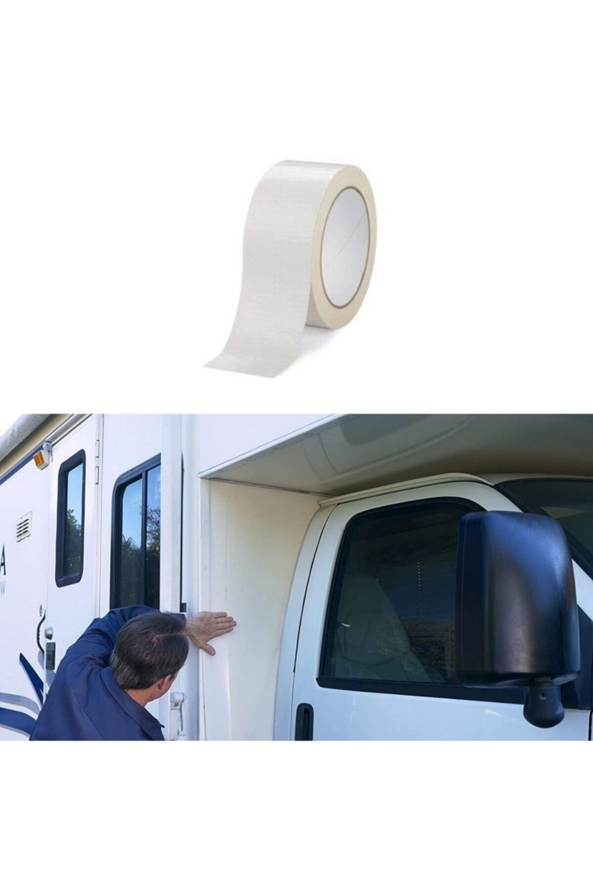 tamithalat Buffer Güçlü Suya Dayanıklı Su Sızdırmaz Sıcak Soğuk Tamir Bandı Beyaz Flex Tape 1,5 Metre