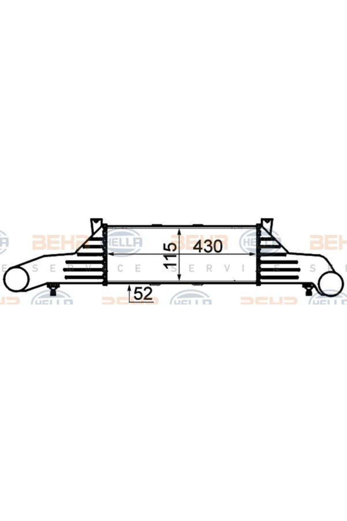 ÖZGÜÇYEDEK Turbosarj Radyatoru W202 9500 S202 9601 C208 9700 A208 9800