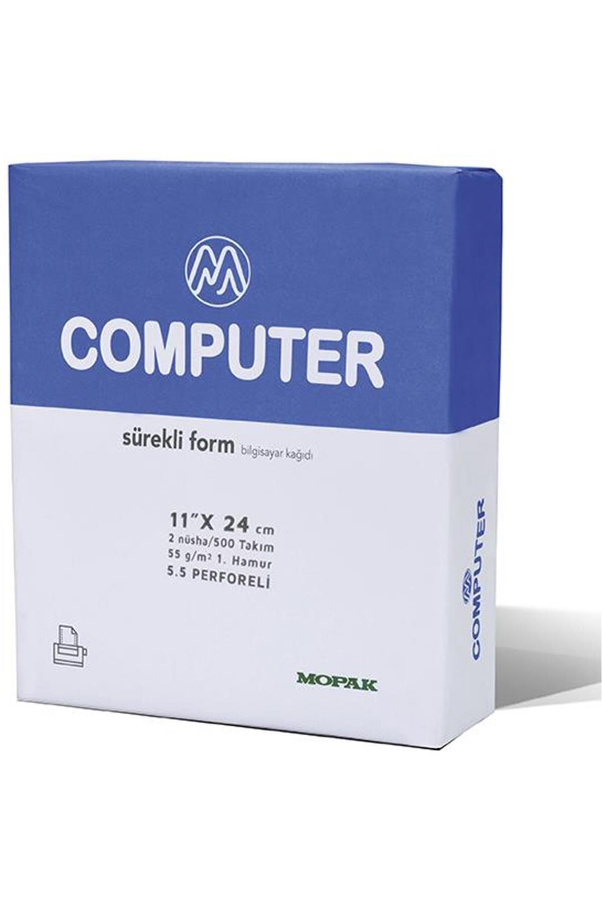 Mopak 11x24 2n. 5,5 Perforeli Sürekli Form 500'lü