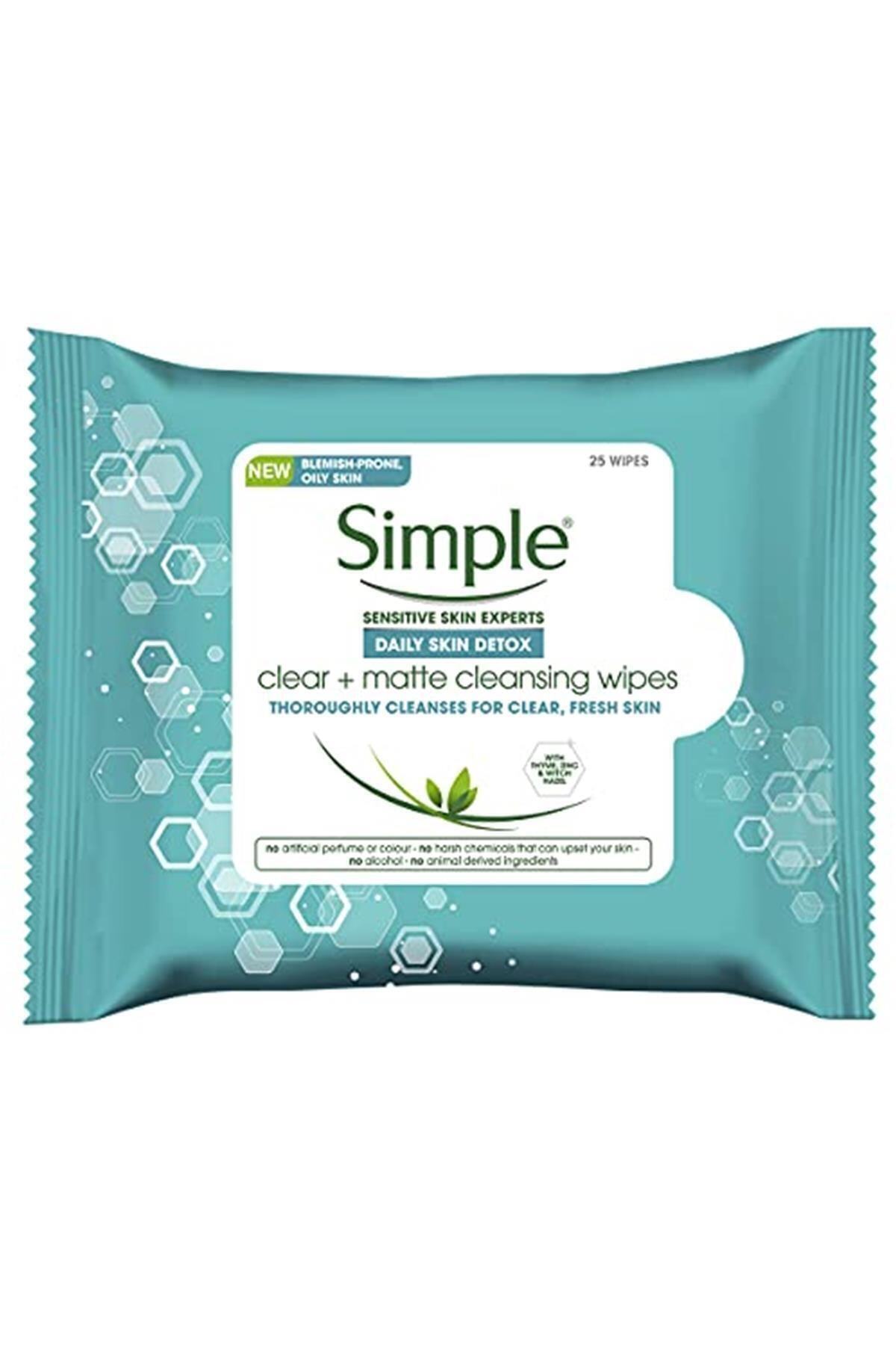 Simple Detox Matlaştırıcı Micelar Temizleme Mendili 1 Paket