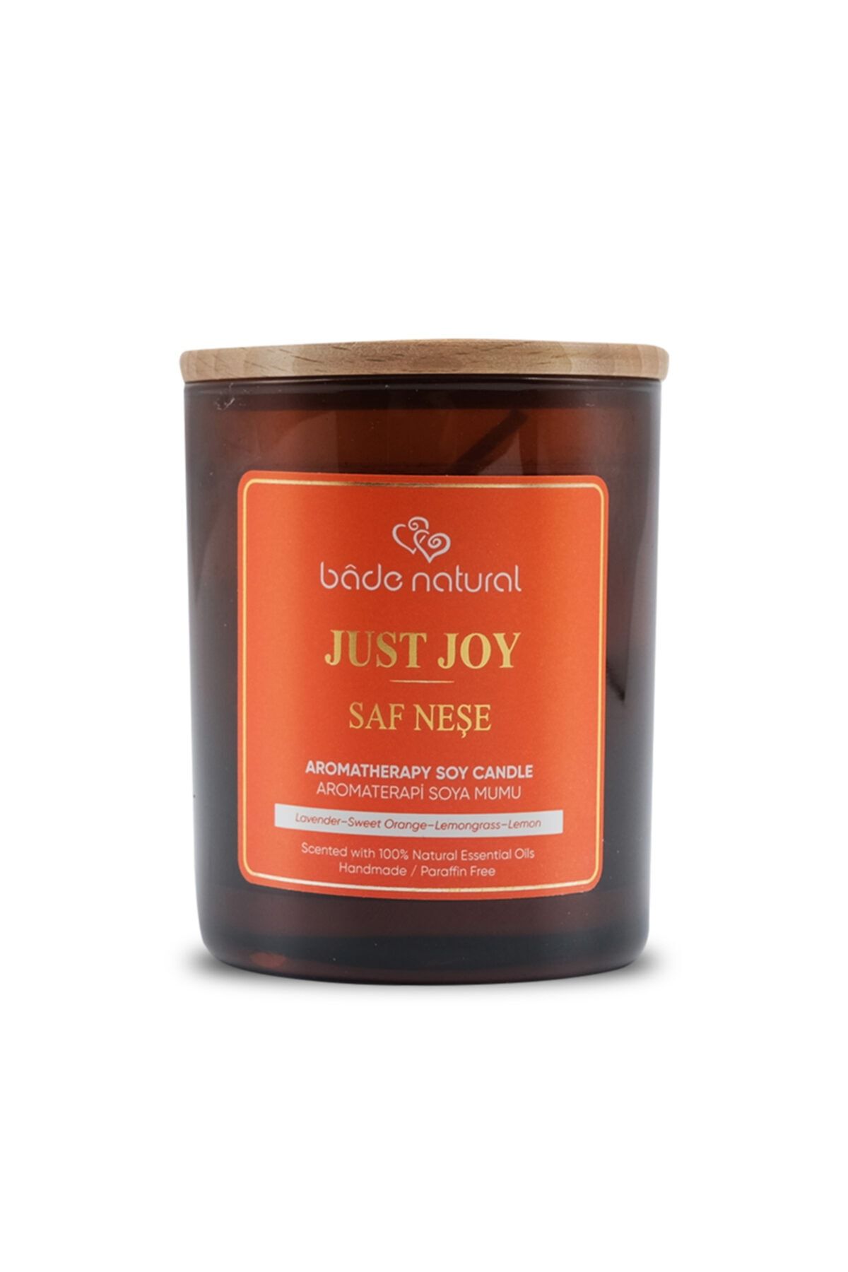 Bade Natural Aromaterapi Soya Mumu Saf Neşe 140 gr