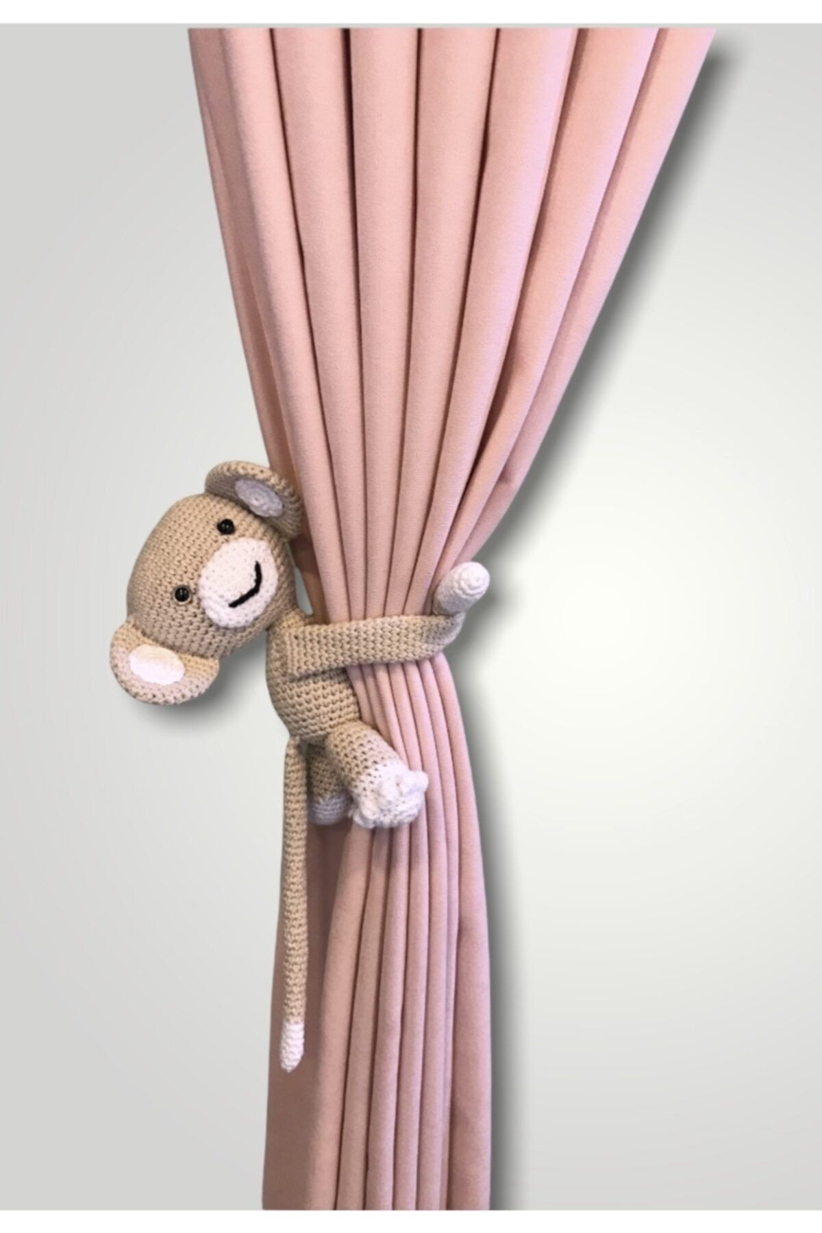 Perdeplus Çocuk Odası Perde Bağı Amigurumi Perde Aksesuarı Braçol