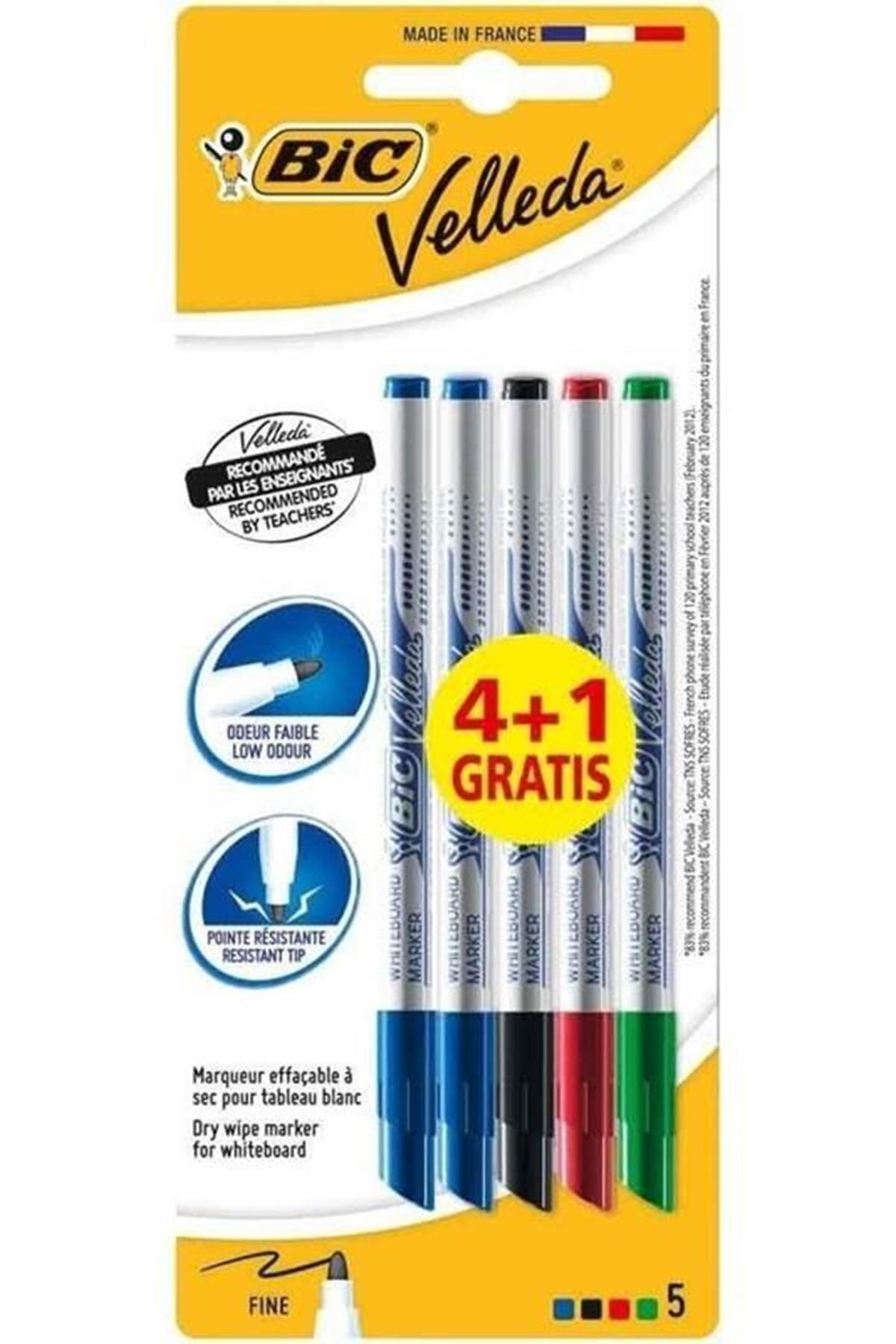 Bic Velleda 1721 4+1 Tahta Kalemi 875698