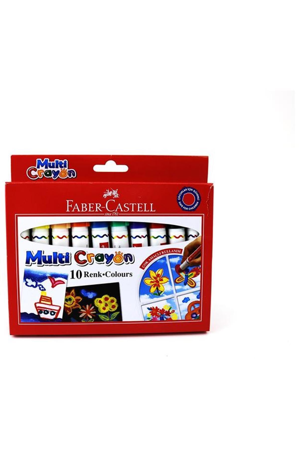 Faber Castell 10 Renk Multi Crayon Pastel Boya 112010