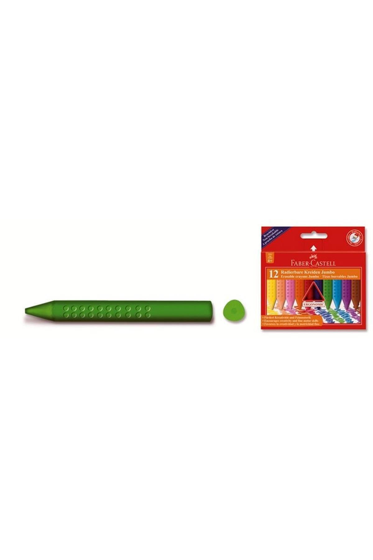 Faber Castell 12 Grip Jumbo Wax Crayon Boya 528112254