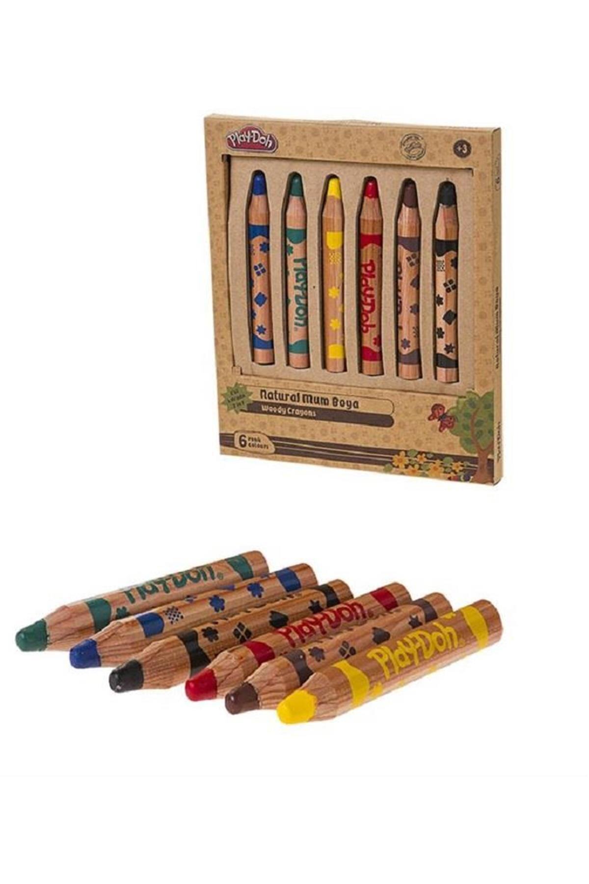 Play Doh 6 Renk 2 In 1 Naturel Kuru Boya Cr009