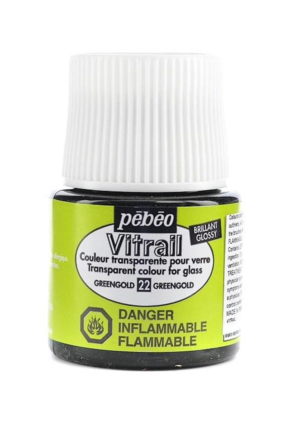 Pebeo 050/22 Cam Boyası Vitrail 45 Ml.şişe