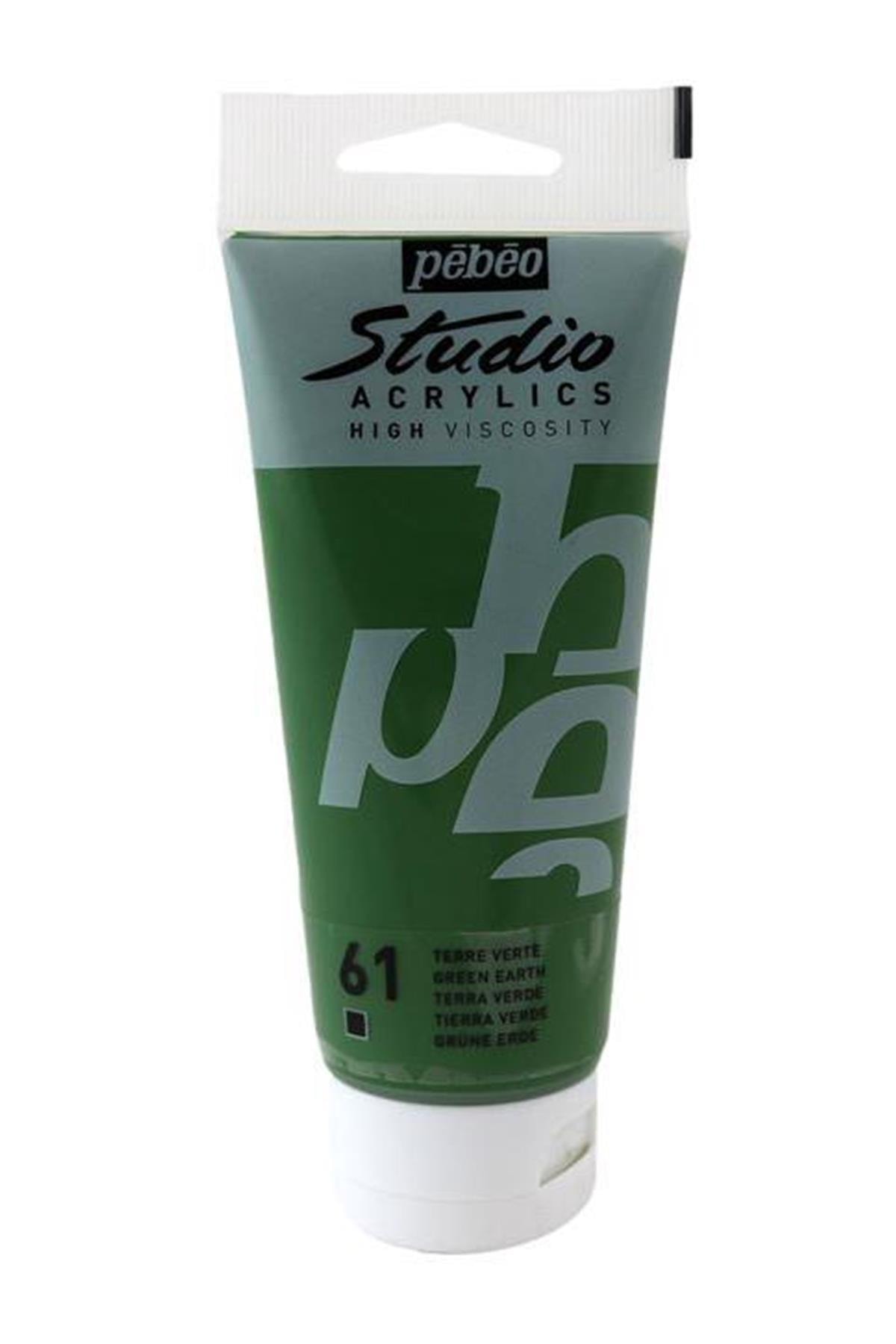 Pebeo Studio Akrilik Boya 100 ml Green Earth 831/61