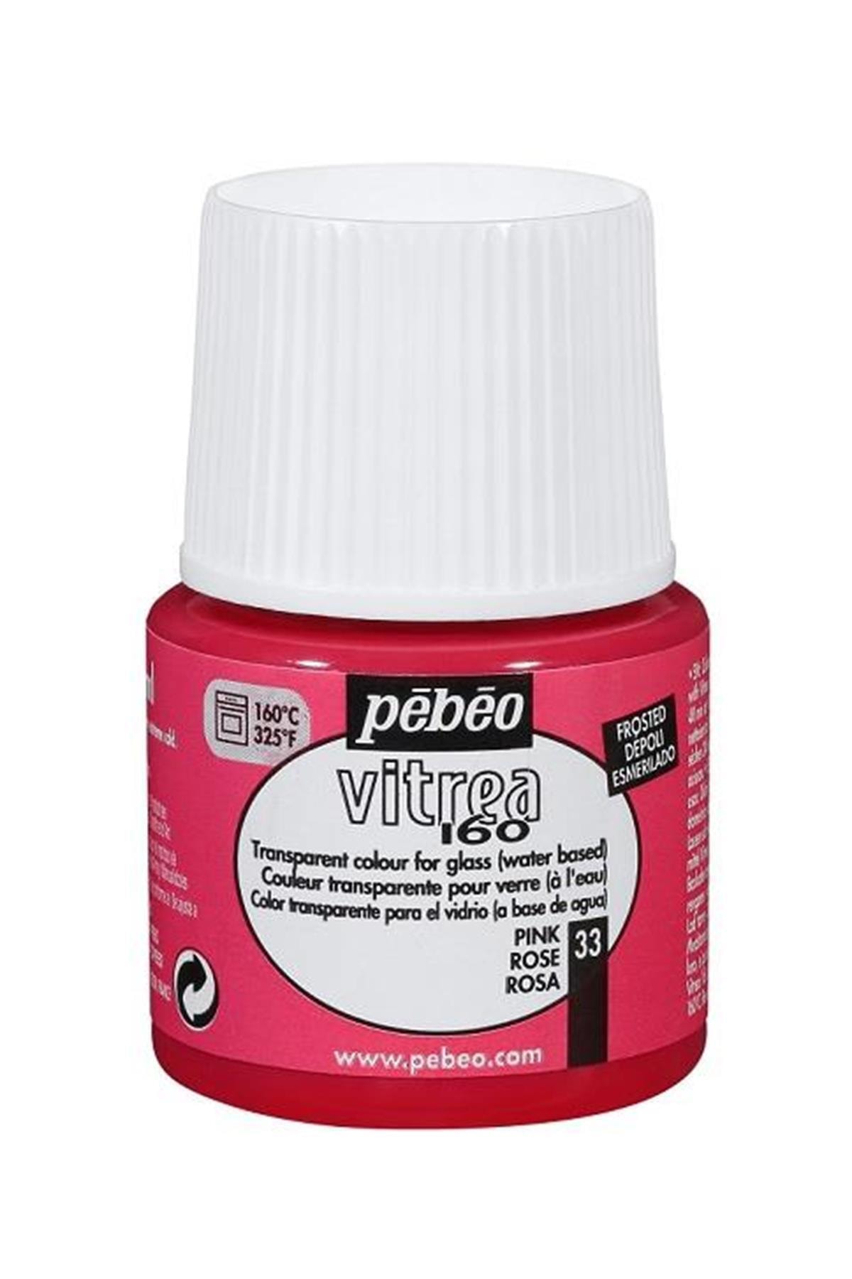 Pebeo 112/033 Cam Boyası Mat Vitrea 45 ml Şişe