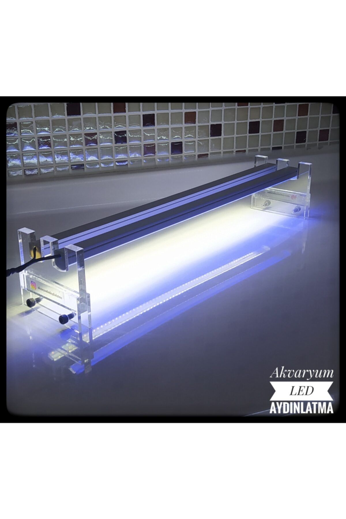 Aqua 100 Cm Mavi&beyaz Akvaryum Led Aydınlatma