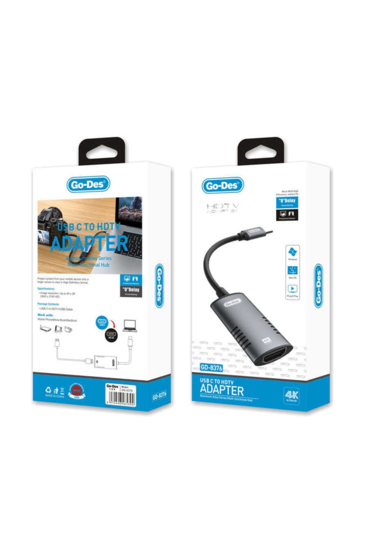 zore Go Des Gd-8376 Type-c To Hdtv Dönüştürücü Adaptör